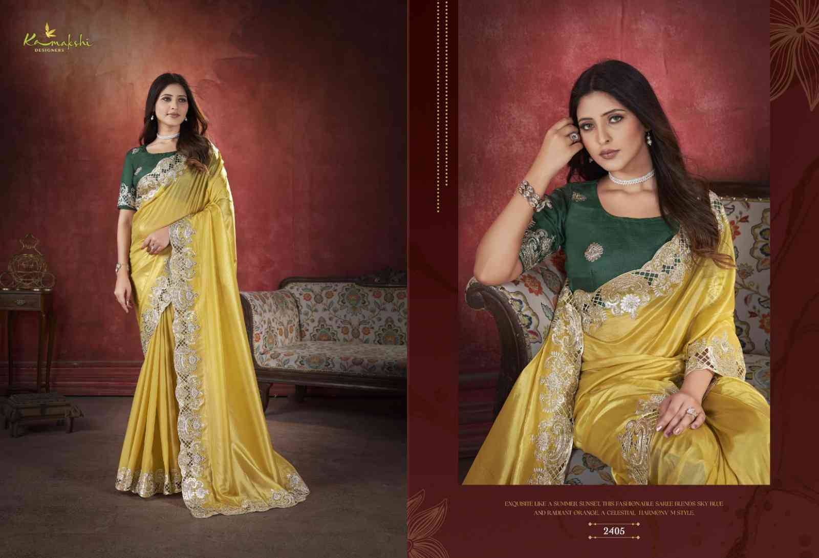 Aza By Kamakshi 2401 To 2409 Series Bridal Wear Collection Beautiful Stylish Colorful Fancy Party Wear & Occasional Wear Satin Silk Lehengas At Wholesale Price