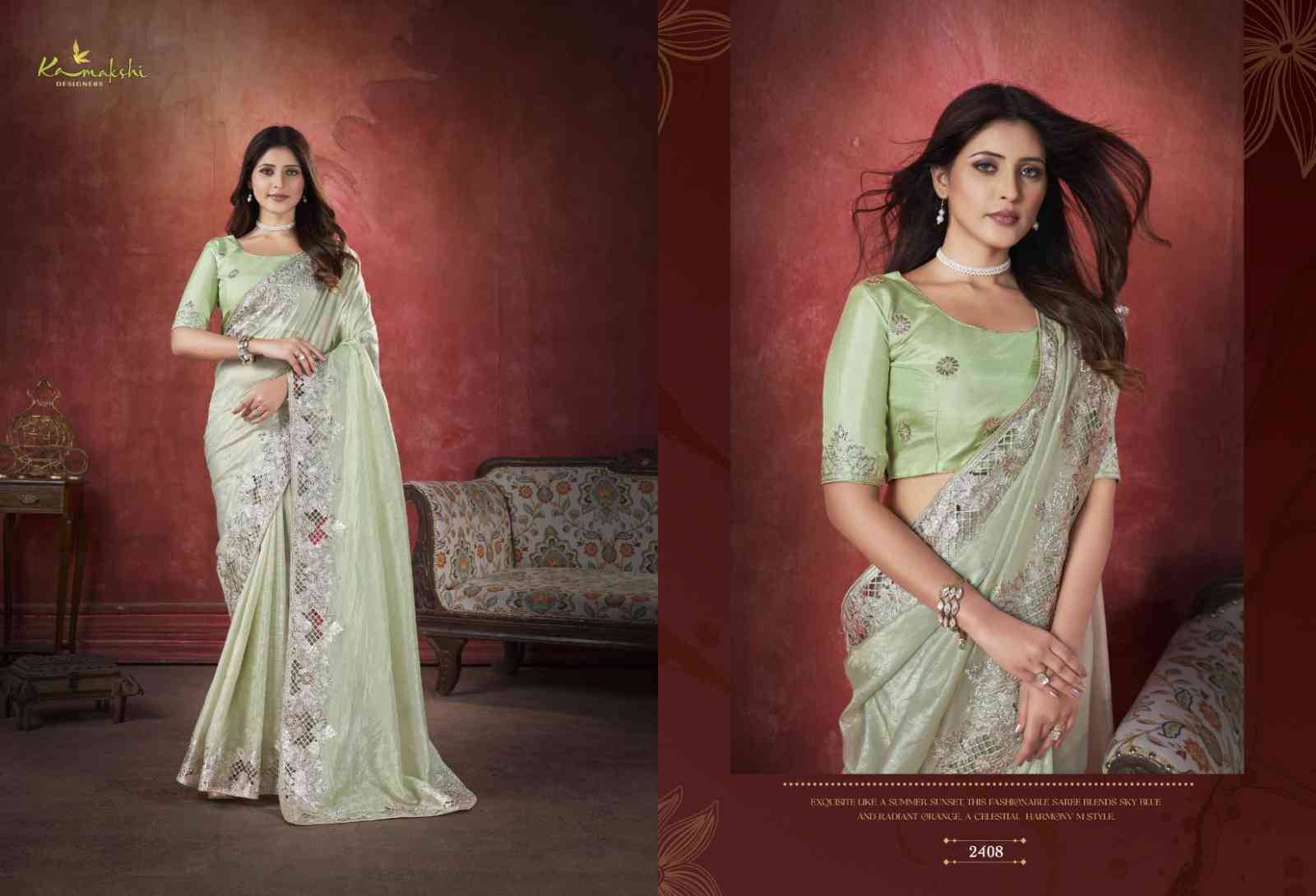 Aza By Kamakshi 2401 To 2409 Series Bridal Wear Collection Beautiful Stylish Colorful Fancy Party Wear & Occasional Wear Satin Silk Lehengas At Wholesale Price