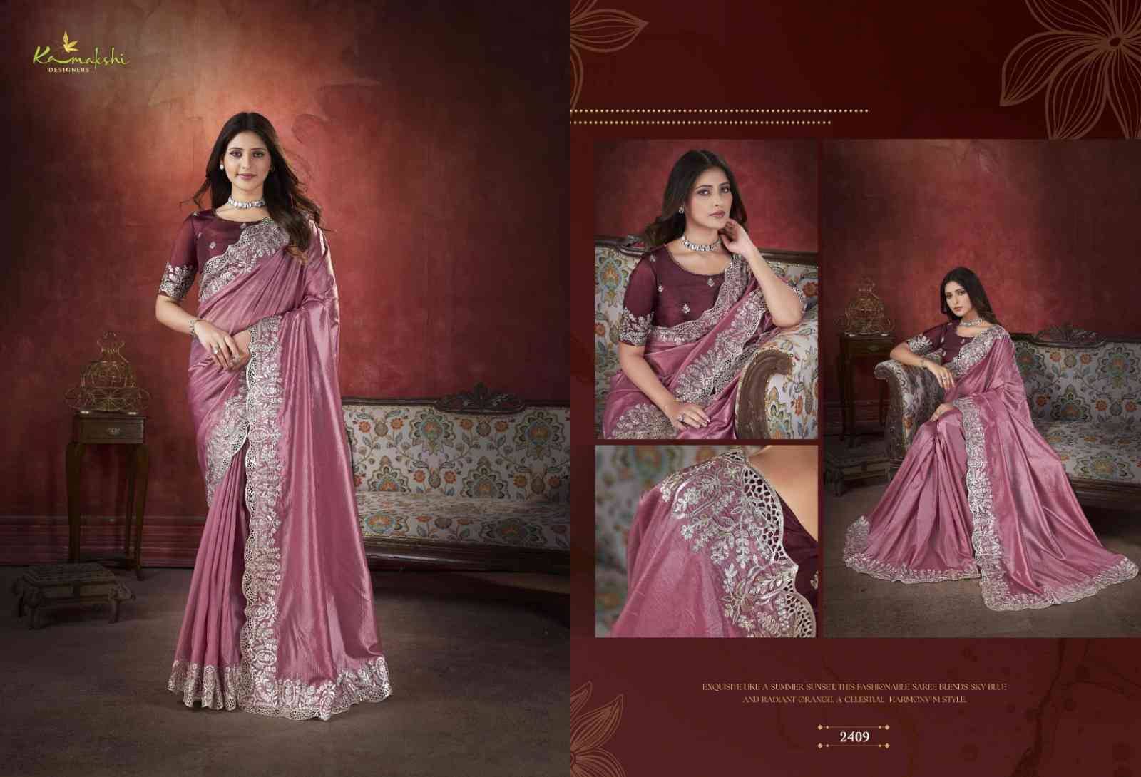 Aza By Kamakshi 2401 To 2409 Series Bridal Wear Collection Beautiful Stylish Colorful Fancy Party Wear & Occasional Wear Satin Silk Lehengas At Wholesale Price