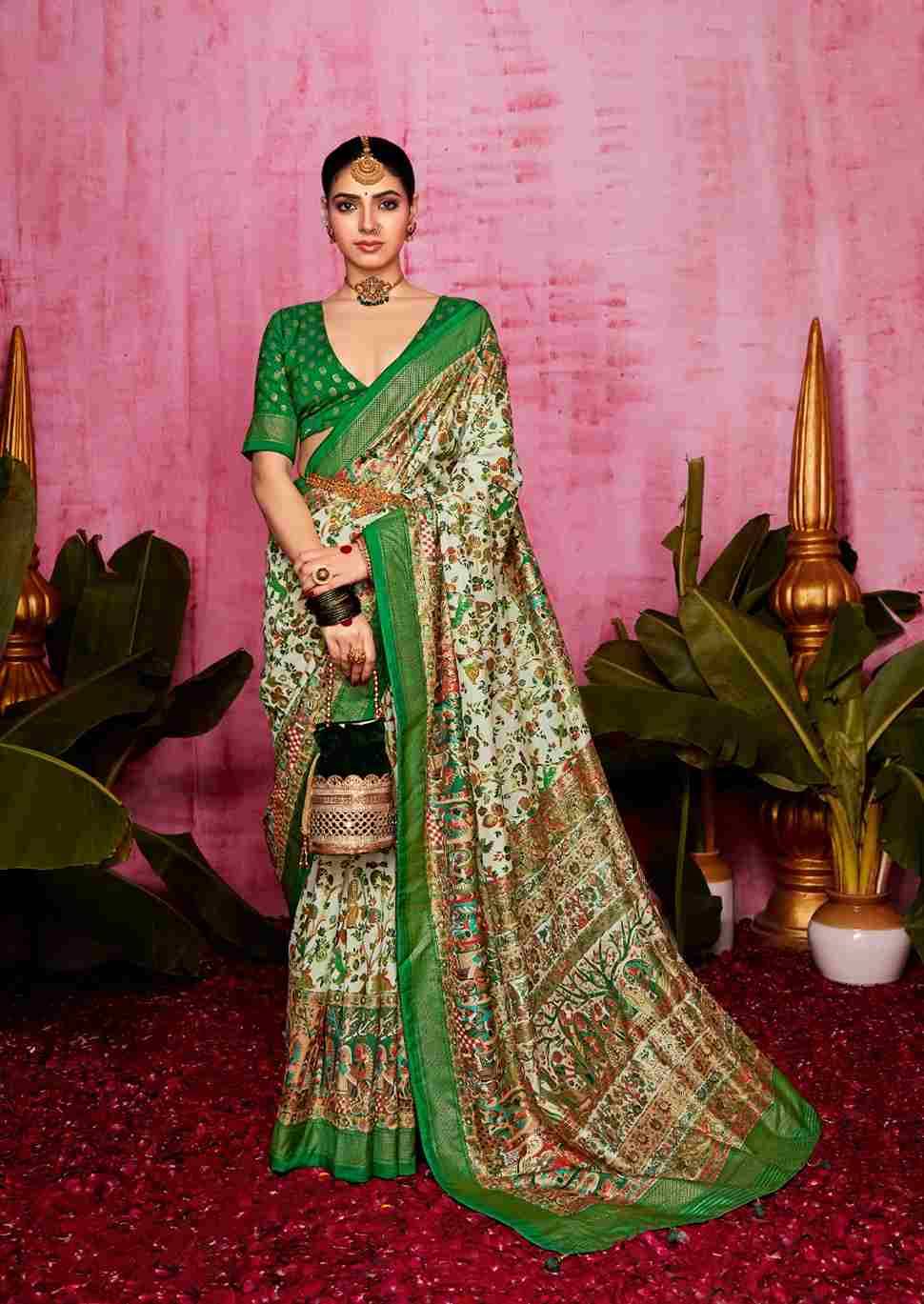 Samarpan By Shubh Shree 1001 To 1006 Series Bridal Wear Collection Beautiful Stylish Colorful Fancy Party Wear & Occasional Wear Soft Patola Silk Lehengas At Wholesale Price