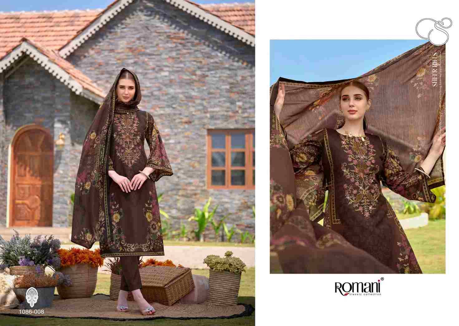 Aarzu Vol-3 By Romani 1086-001 To 1086-010 Series Beautiful Festive Suits Stylish Fancy Colorful Casual Wear & Ethnic Wear Pure Cotton Print Dresses At Wholesale Price