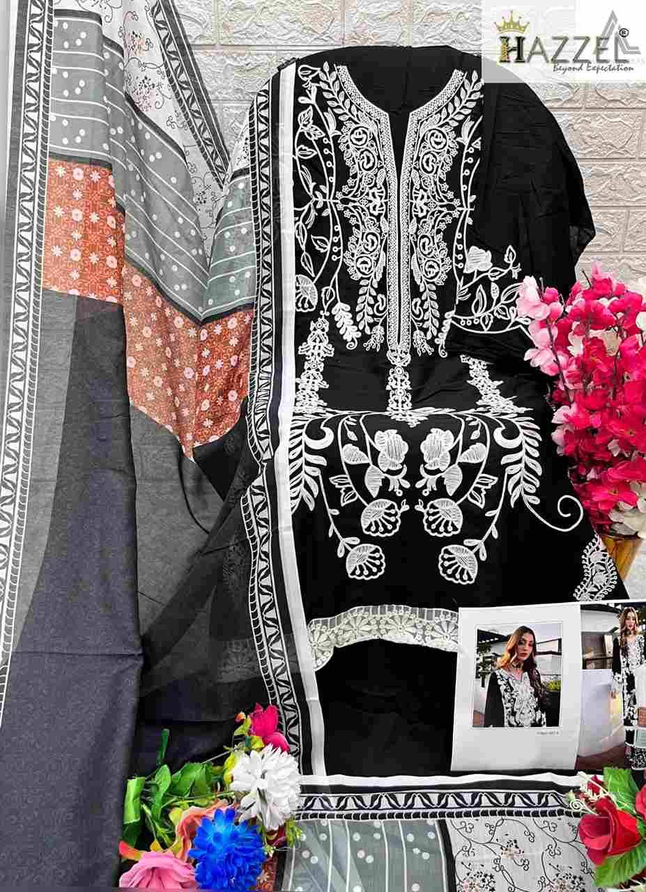 Hazzel 087 Colours By Hazzel 087-A To 087-B Series Pakistani Suits Collection Beautiful Stylish Fancy Colorful Party Wear & Occasional Wear Rayon Cotton Dresses At Wholesale Price