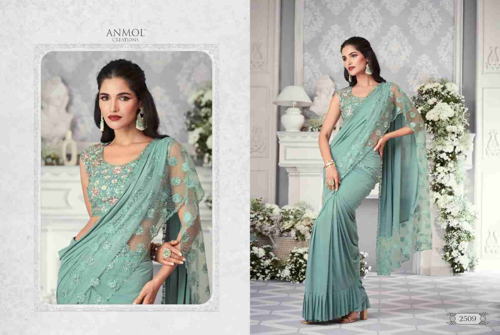 Innara Vol-4 By Anmol Creation 2501 To 2511 Series Indian Traditional Wear Collection Beautiful Stylish Fancy Colorful Party Wear & Occasional Wear Lycra Sarees At Wholesale Price