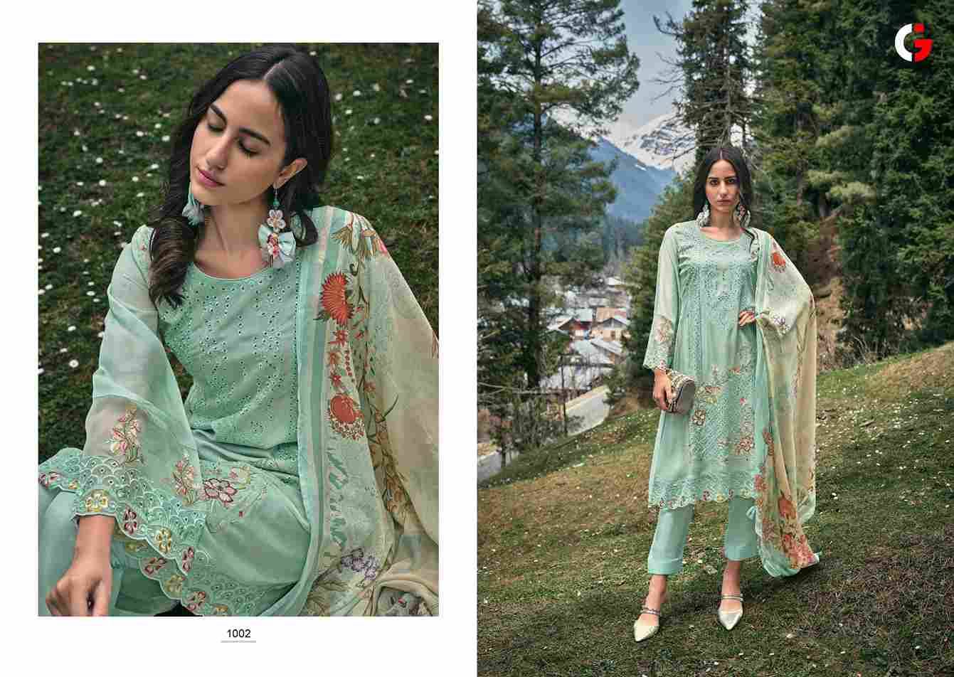 Tareef By Gull Jee 1001 To 1006 Series Beautiful Festive Suits Colorful Stylish Fancy Casual Wear & Ethnic Wear Pure Silk Embroidered Dresses At Wholesale Price