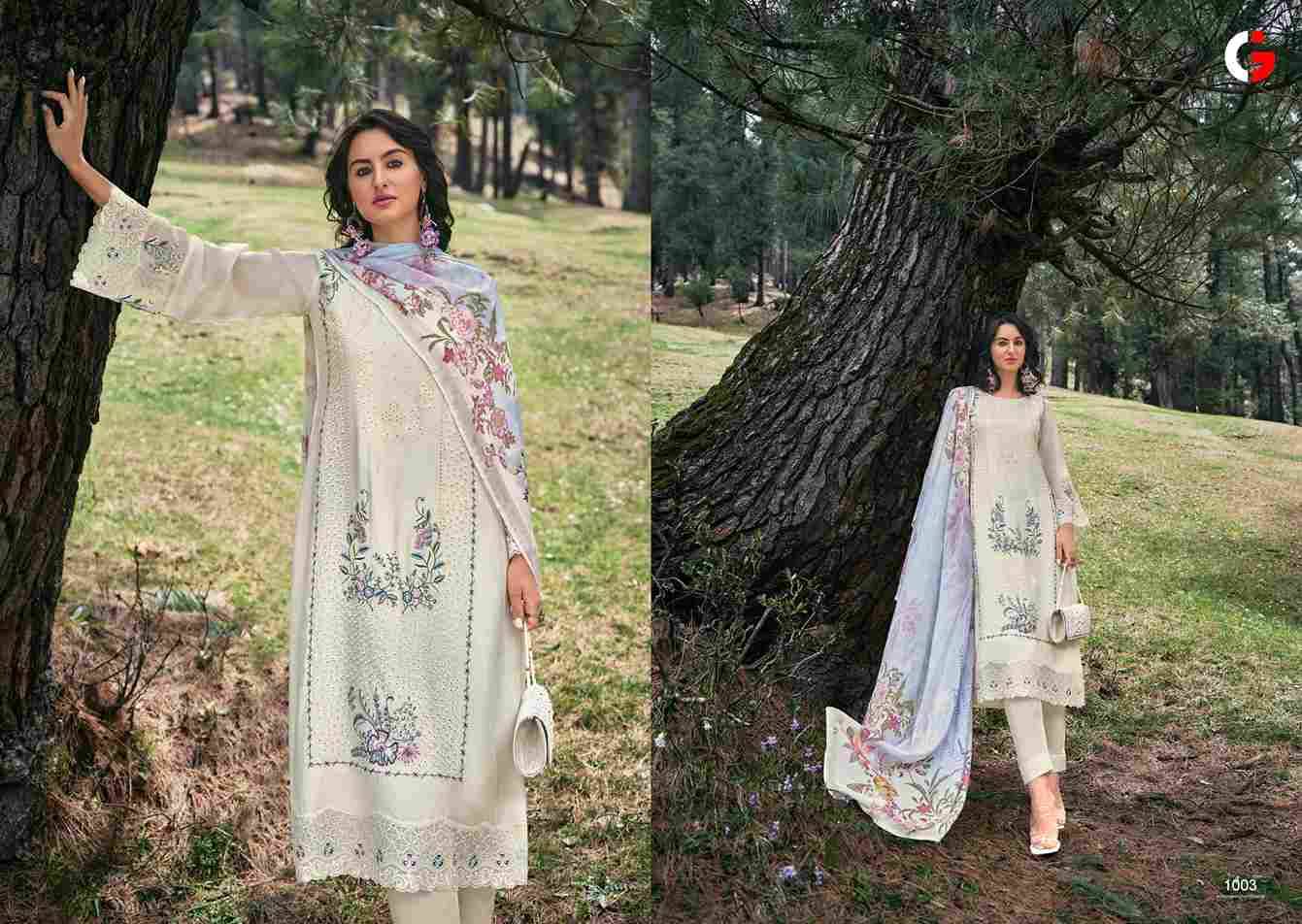 Tareef By Gull Jee 1001 To 1006 Series Beautiful Festive Suits Colorful Stylish Fancy Casual Wear & Ethnic Wear Pure Silk Embroidered Dresses At Wholesale Price