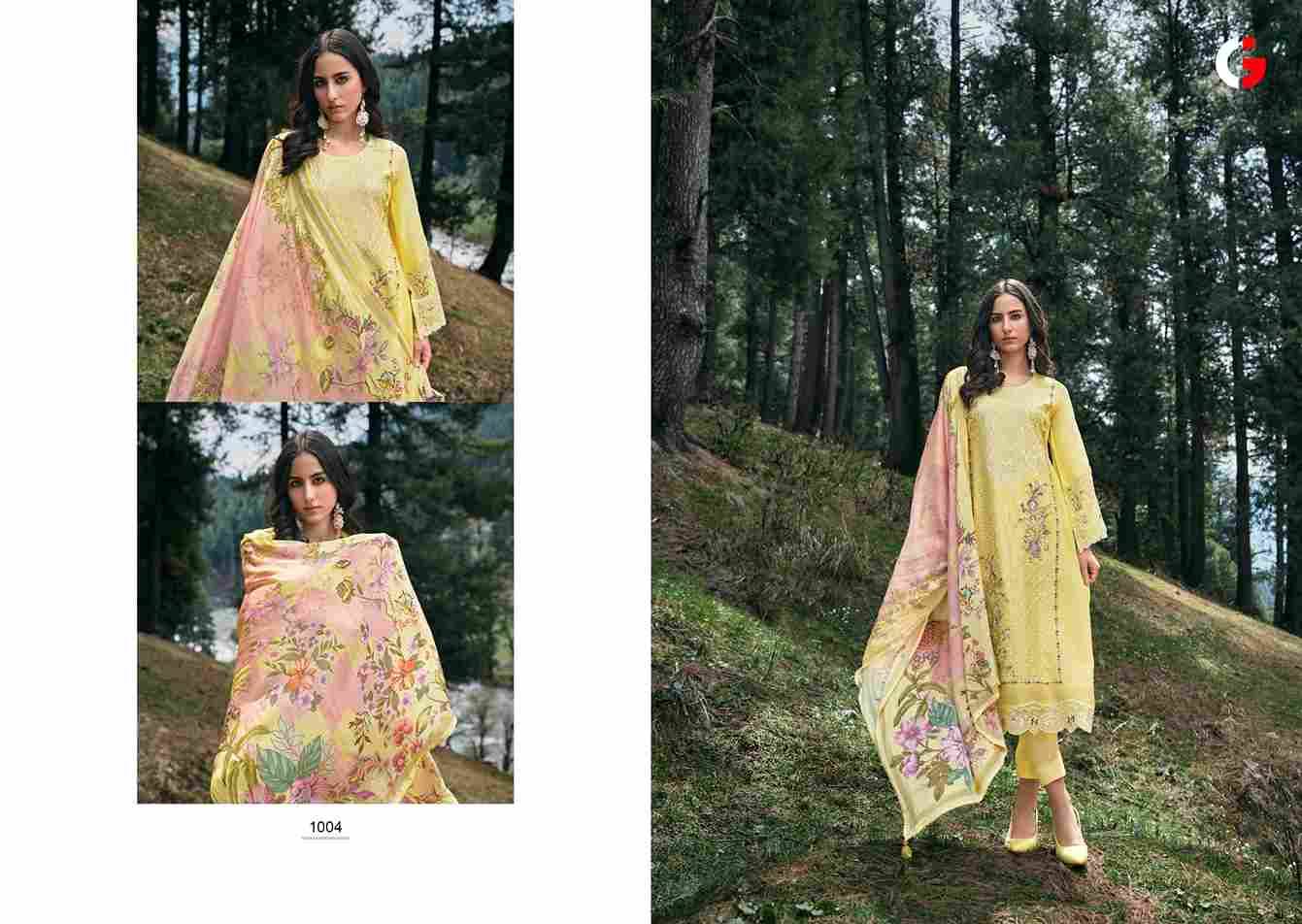 Tareef By Gull Jee 1001 To 1006 Series Beautiful Festive Suits Colorful Stylish Fancy Casual Wear & Ethnic Wear Pure Silk Embroidered Dresses At Wholesale Price