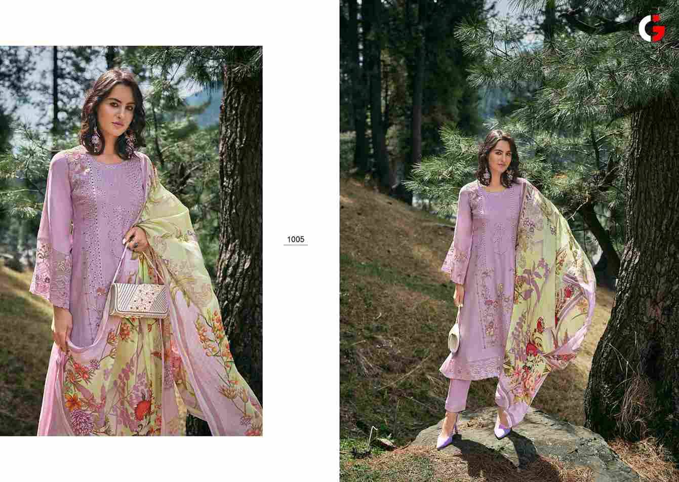 Tareef By Gull Jee 1001 To 1006 Series Beautiful Festive Suits Colorful Stylish Fancy Casual Wear & Ethnic Wear Pure Silk Embroidered Dresses At Wholesale Price