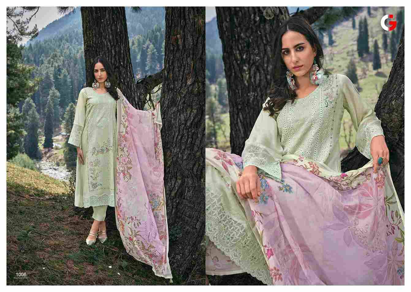 Tareef By Gull Jee 1001 To 1006 Series Beautiful Festive Suits Colorful Stylish Fancy Casual Wear & Ethnic Wear Pure Silk Embroidered Dresses At Wholesale Price