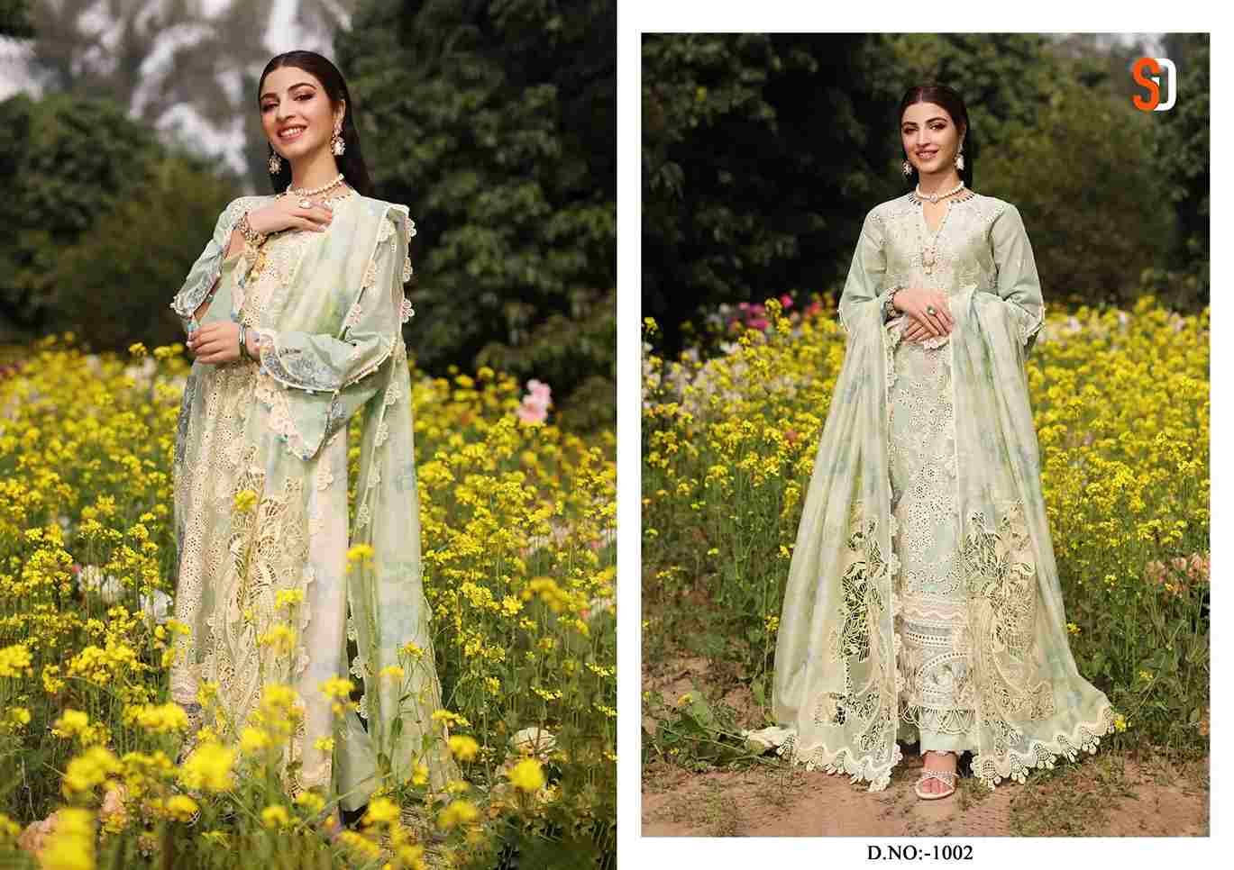 Charizma Vol-1 By Shraddha Designer 1001 To 1004 Series Designer Pakistani Suits Beautiful Stylish Fancy Colorful Party Wear & Occasional Wear Pure Cotton Embroidered Dresses At Wholesale Price