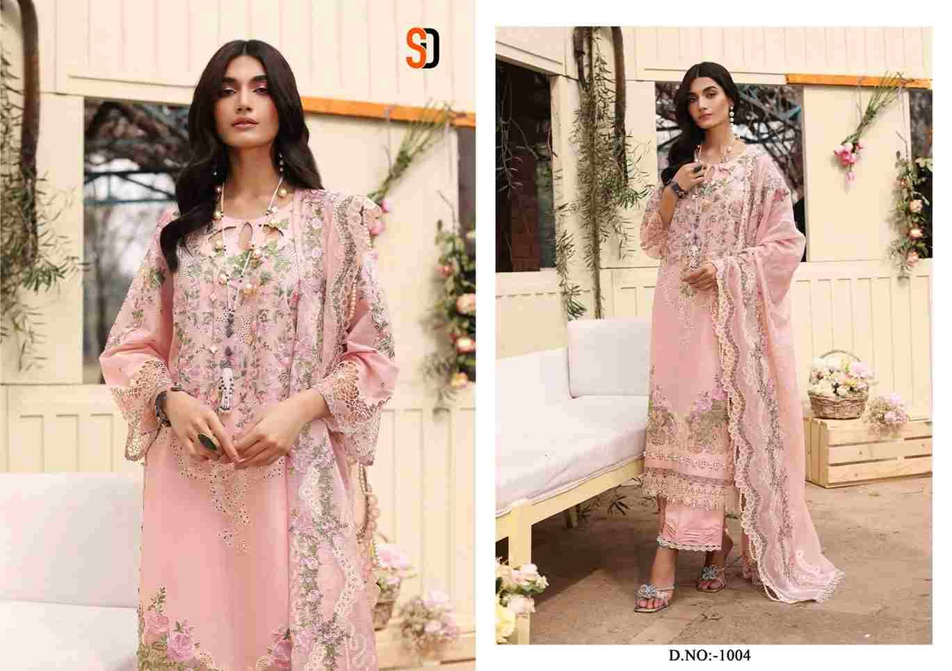 Charizma Vol-1 By Shraddha Designer 1001 To 1004 Series Designer Pakistani Suits Beautiful Stylish Fancy Colorful Party Wear & Occasional Wear Pure Cotton Embroidered Dresses At Wholesale Price