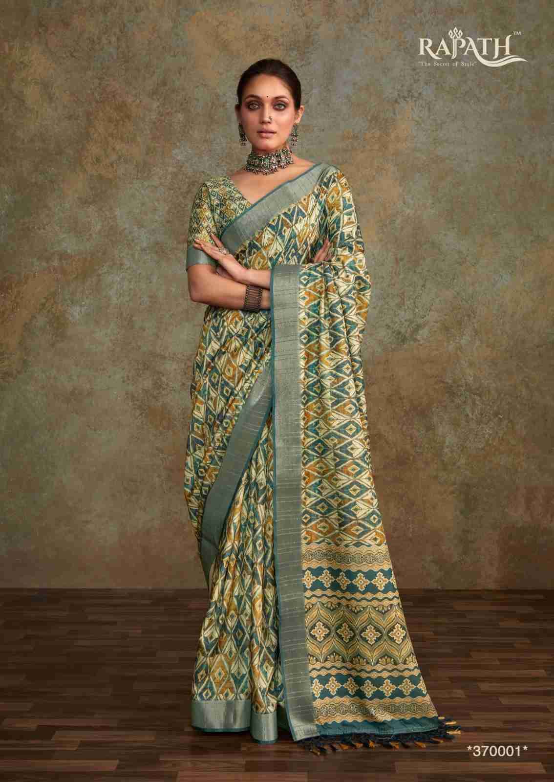Ritika Silk By Rajpath 370001 To 370008 Series Indian Traditional Wear Collection Beautiful Stylish Fancy Colorful Party Wear & Occasional Wear Handloom Silk Sarees At Wholesale Price