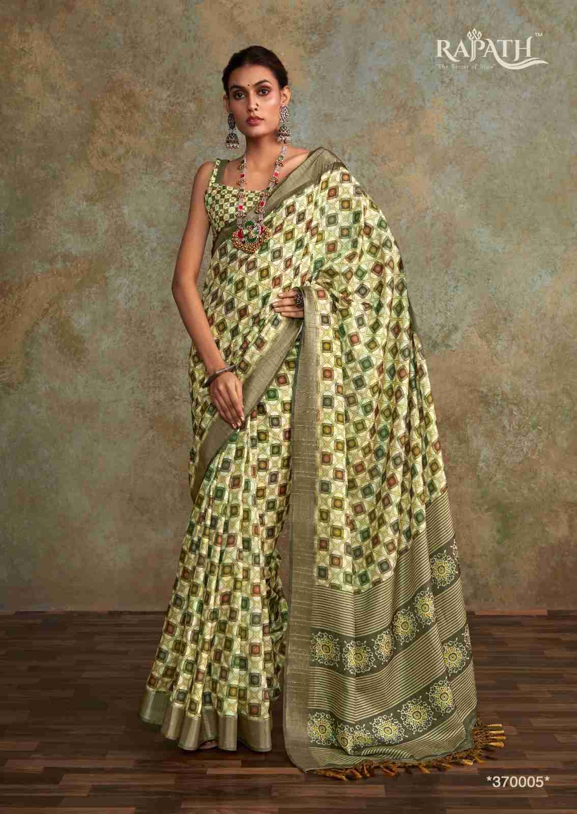 Ritika Silk By Rajpath 370001 To 370008 Series Indian Traditional Wear Collection Beautiful Stylish Fancy Colorful Party Wear & Occasional Wear Handloom Silk Sarees At Wholesale Price
