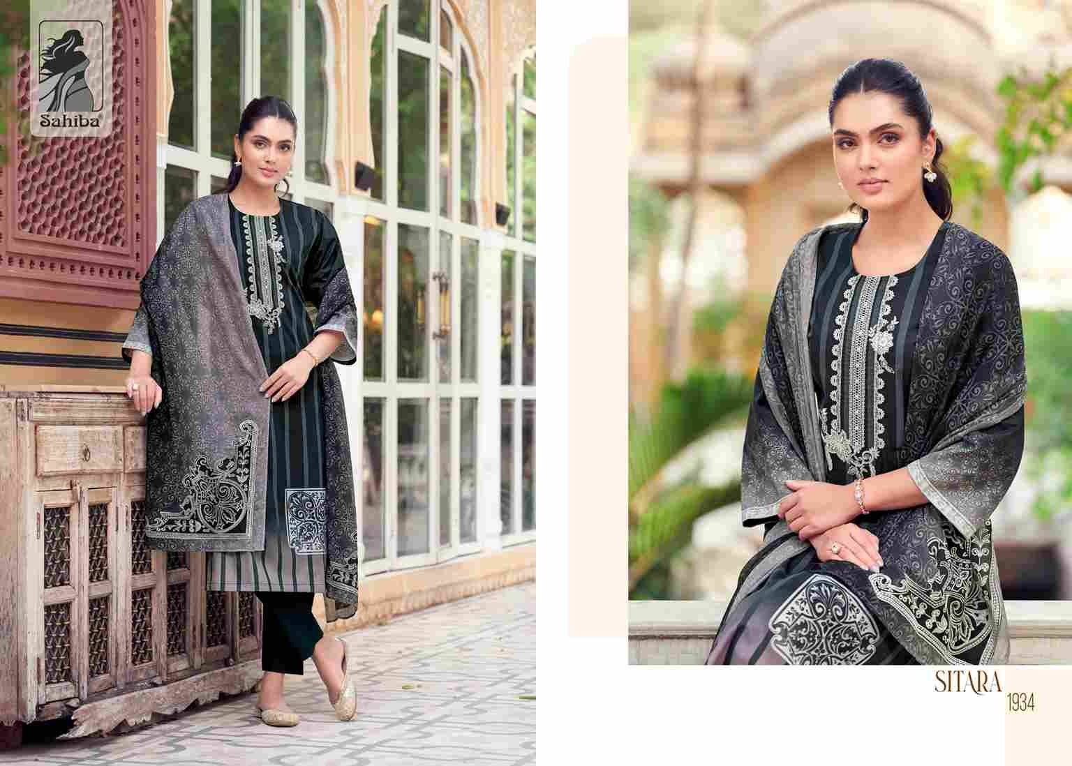 Sitara By Sahiba Fabrics Beautiful Festive Suits Colorful Stylish Fancy Casual Wear & Ethnic Wear Pure Cotton Lawn Print Dresses At Wholesale Price