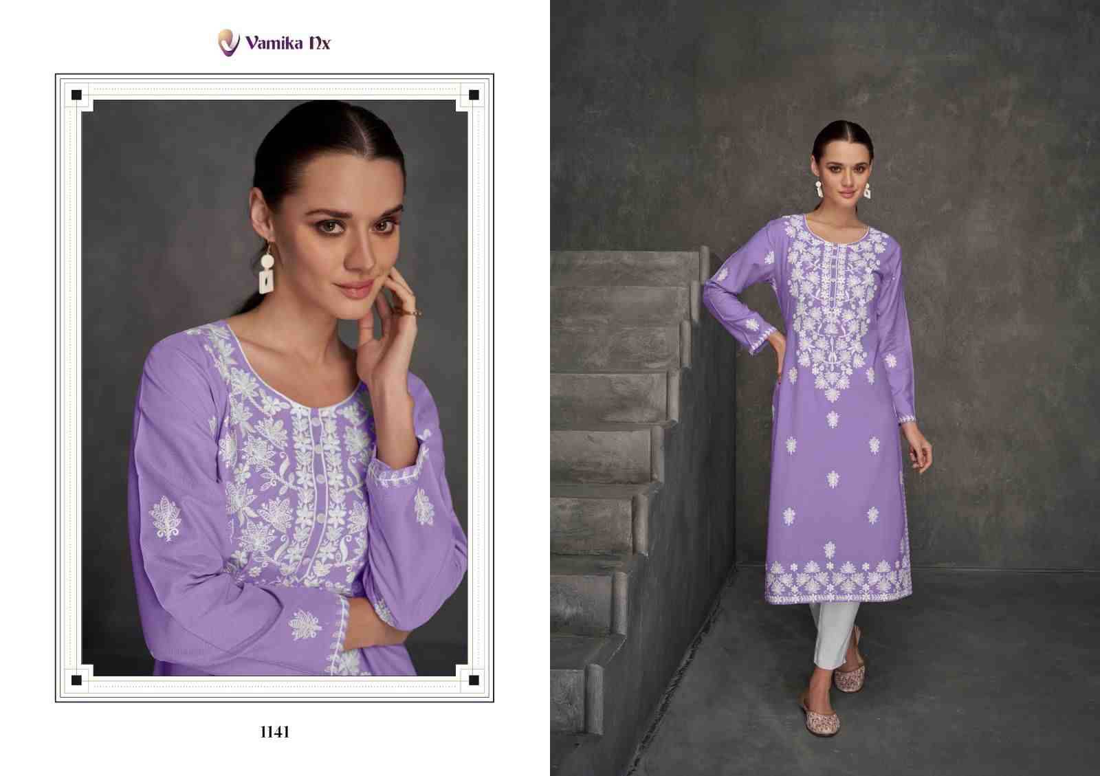 Rooh Vol-7 By Vamika 1136 To 1141 Series Designer Stylish Fancy Colorful Beautiful Party Wear & Ethnic Wear Collection Rayon Viscose Kurtis With Bottom At Wholesale Price