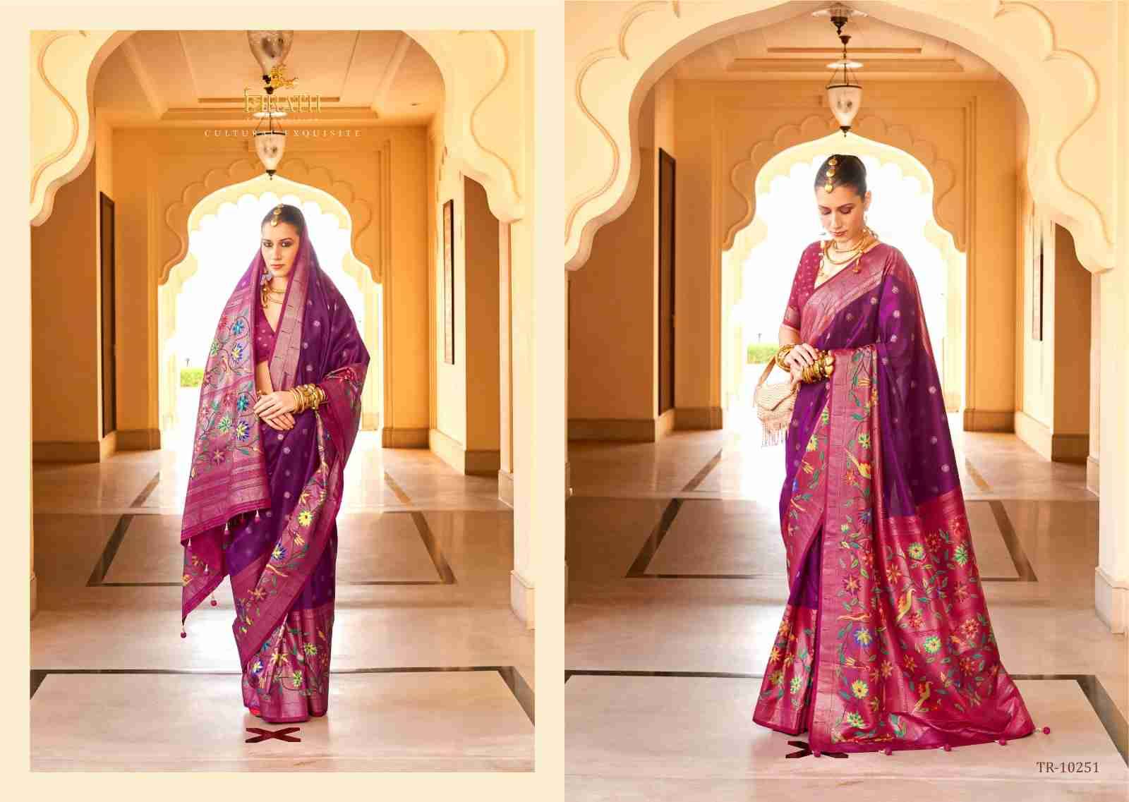 Swastik By Trirath 10248 To 10256 Series Indian Traditional Wear Collection Beautiful Stylish Fancy Colorful Party Wear & Occasional Wear Pure Silk Sarees At Wholesale Price