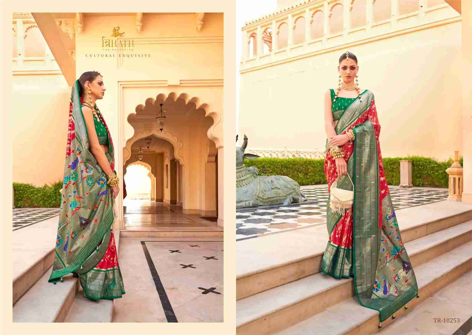 Swastik By Trirath 10248 To 10256 Series Indian Traditional Wear Collection Beautiful Stylish Fancy Colorful Party Wear & Occasional Wear Pure Silk Sarees At Wholesale Price