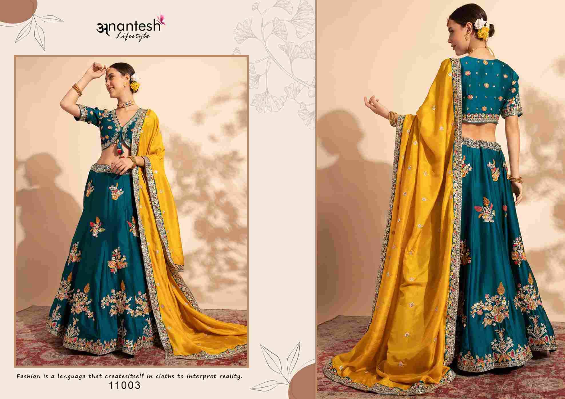 Bridesmaid Vol-1 By Anantesh 11001 To 11008 Series Beautiful Colorful Fancy Wedding Collection Occasional Wear & Party Wear Pure Georgette/Organza/Net Lehengas At Wholesale Price