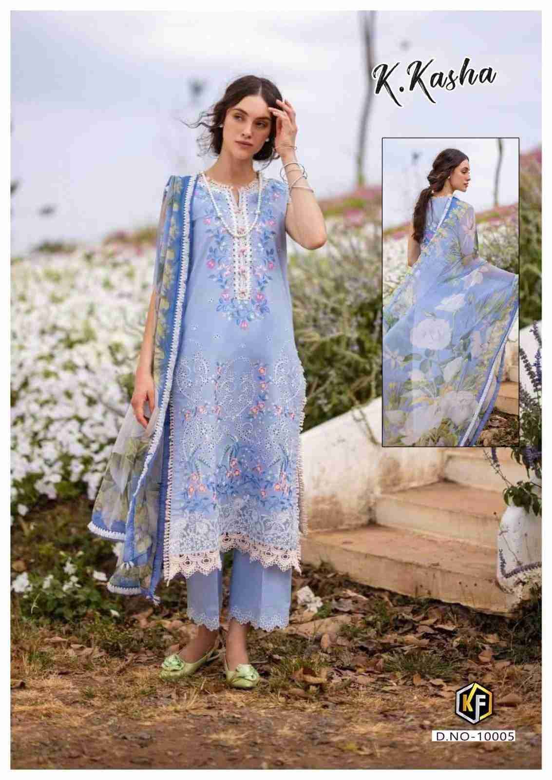 K.Kasha Vol-10 By Keval Fab 10001 To 10006 Series Beautiful Festive Suits Stylish Fancy Colorful Casual Wear & Ethnic Wear Pure Cotton Print Dresses At Wholesale Price