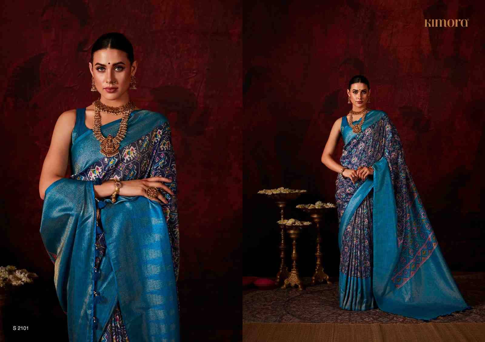 Lakshmi By Kimora Fashion 2101 To 2109 Series Indian Traditional Wear Collection Beautiful Stylish Fancy Colorful Party Wear & Occasional Wear Soft Silk Sarees At Wholesale Price