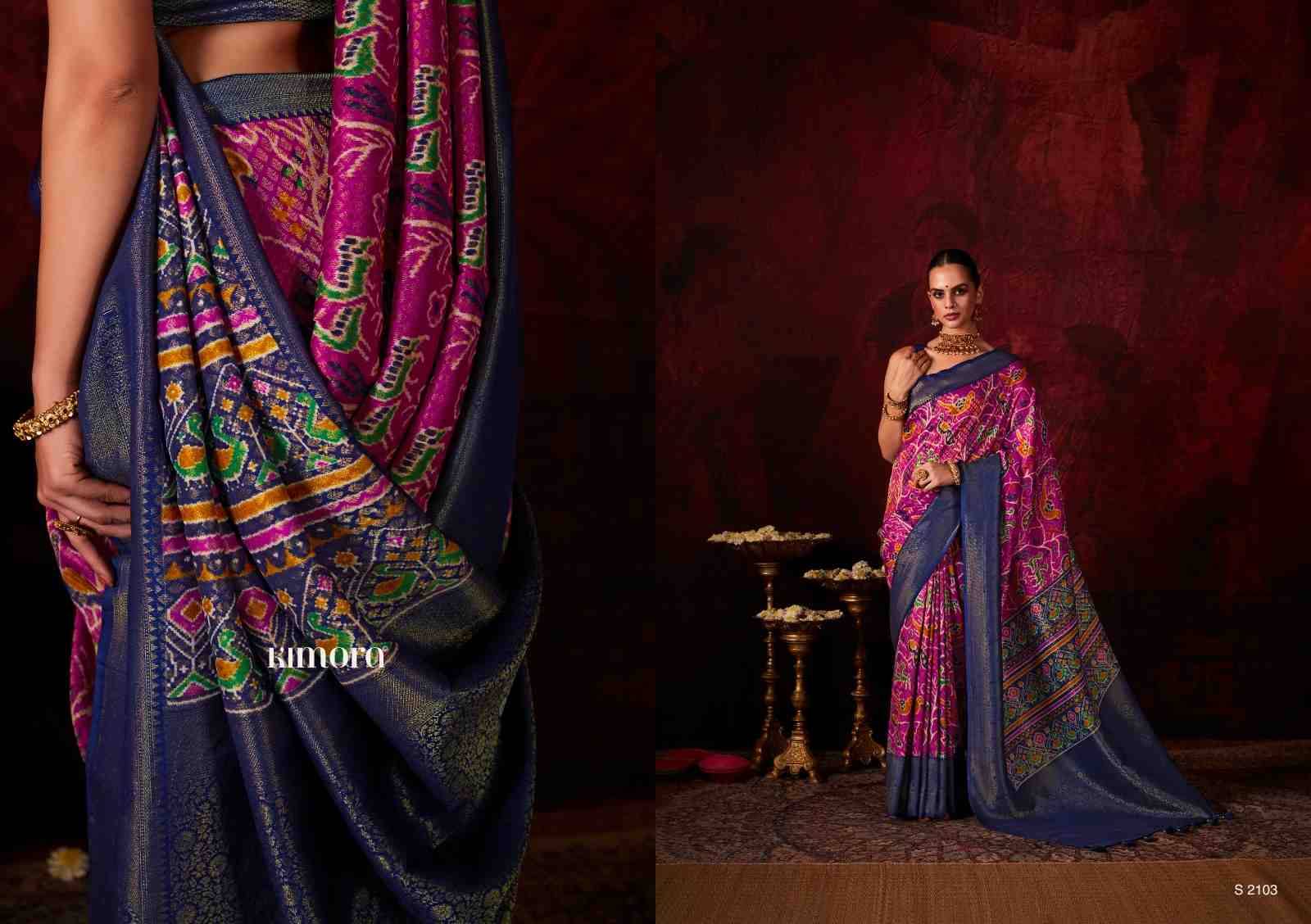 Lakshmi By Kimora Fashion 2101 To 2109 Series Indian Traditional Wear Collection Beautiful Stylish Fancy Colorful Party Wear & Occasional Wear Soft Silk Sarees At Wholesale Price