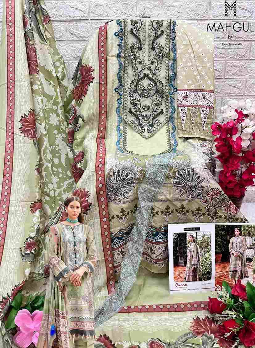 Queen Court Vol-3 By Mahgul 3001 To 3004 Series Designer Pakistani Suits Beautiful Stylish Fancy Colorful Party Wear & Occasional Wear Lawn Cotton Dresses At Wholesale Price