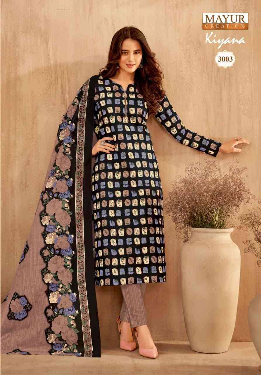 Kiyana Vol-3 By Mayur Creation 3001 To 3010 Series Beautiful Suits Colorful Stylish Fancy Casual Wear & Ethnic Wear Fancy Print Dresses At Wholesale Price