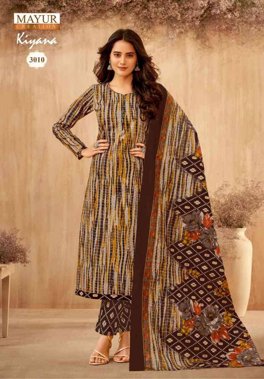 Kiyana Vol-3 By Mayur Creation 3001 To 3010 Series Beautiful Suits Colorful Stylish Fancy Casual Wear & Ethnic Wear Fancy Print Dresses At Wholesale Price