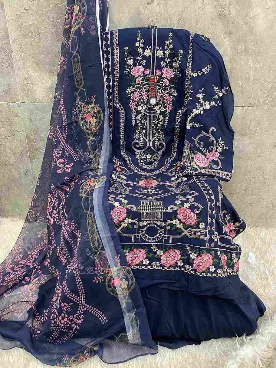 Hoor Tex Hit Design H-282 Colours By Hoor Tex H-282-A To H-282-D Series Designer Festive Pakistani Suits Collection Beautiful Stylish Fancy Colorful Party Wear & Occasional Wear Rayon With Embroidered Dresses At Wholesale Price