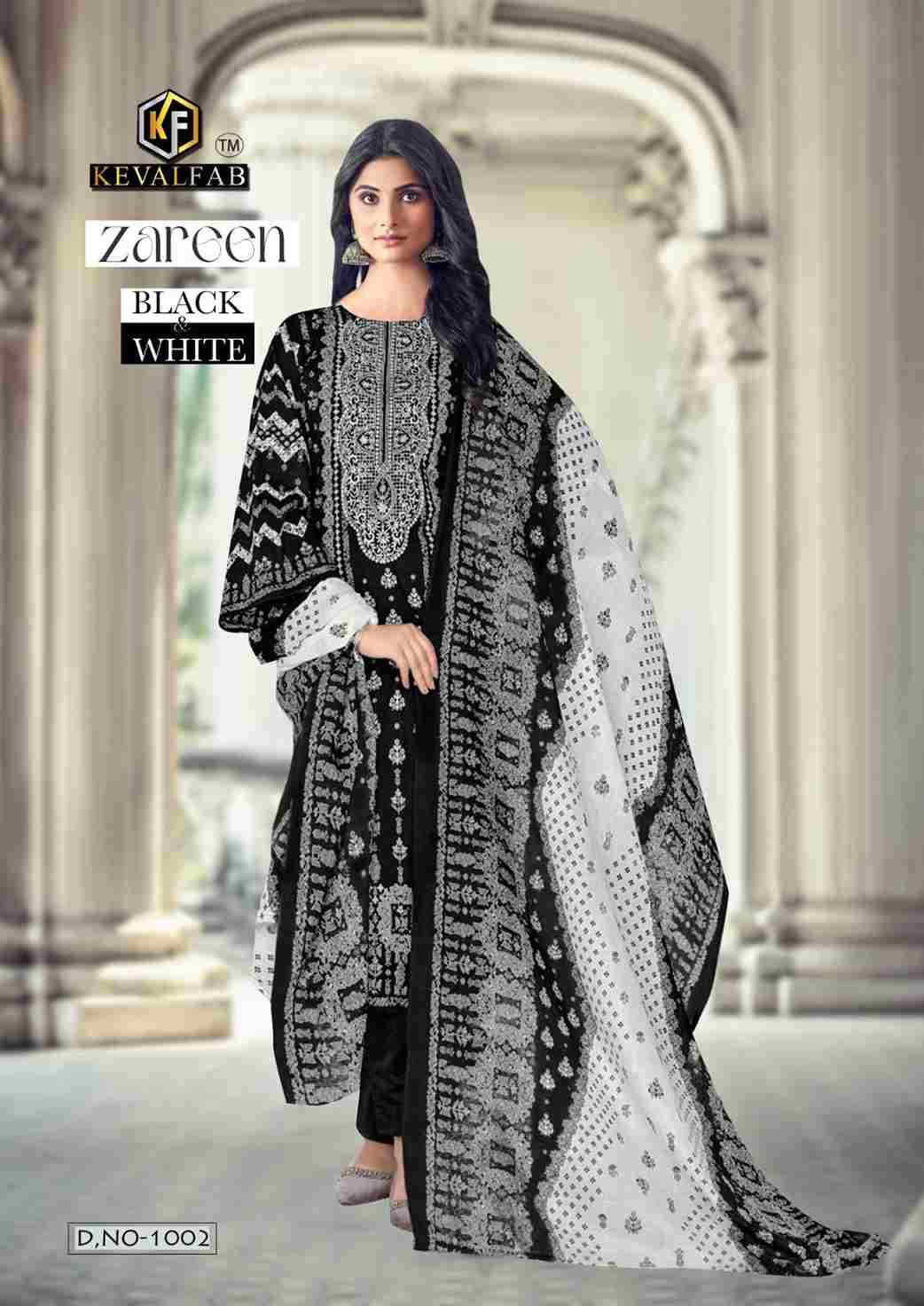 Zareen By Keval Fab 1001 To 1004 Series Beautiful Festive Suits Colorful Stylish Fancy Casual Wear & Ethnic Wear Pure Cotton Print Dresses At Wholesale Price