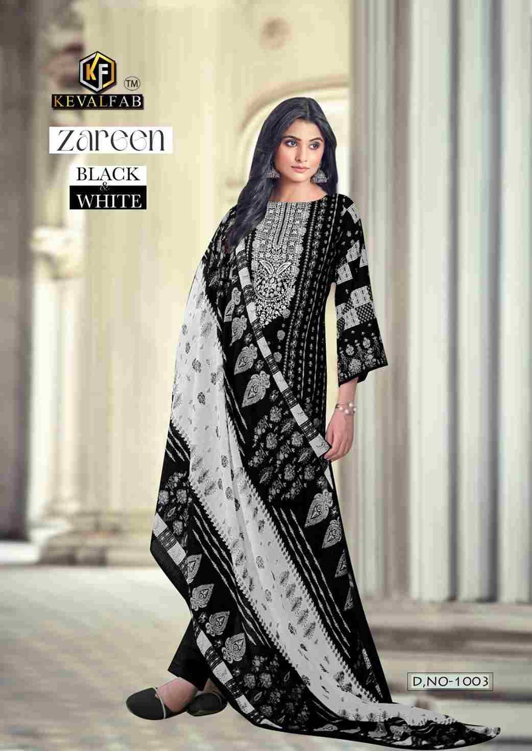 Zareen By Keval Fab 1001 To 1004 Series Beautiful Festive Suits Colorful Stylish Fancy Casual Wear & Ethnic Wear Pure Cotton Print Dresses At Wholesale Price