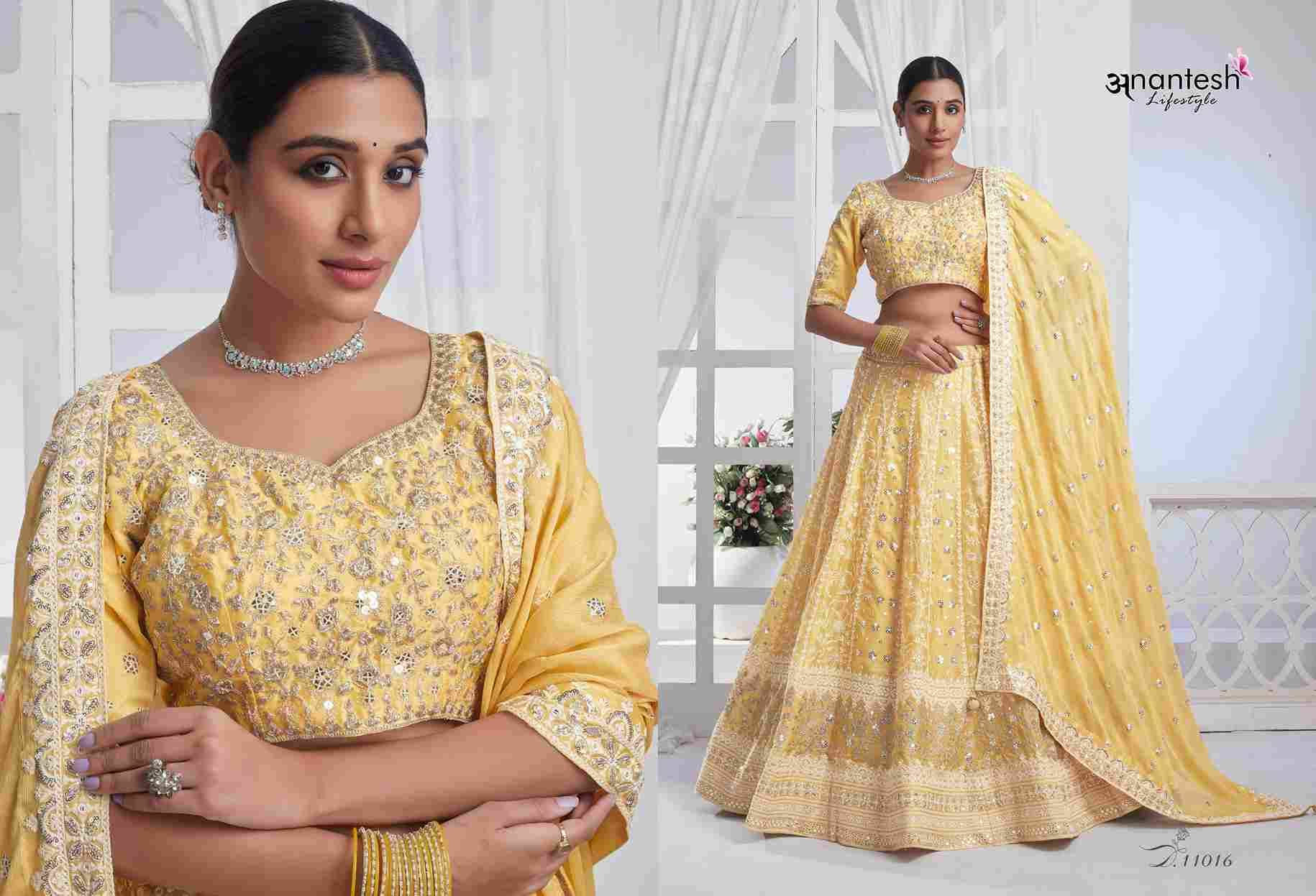 Bridesmaid Vol-3 By Anantesh 11014 To 11020 Series Beautiful Colorful Fancy Wedding Collection Occasional Wear & Party Wear Net/Chiffon/Organza Lehengas At Wholesale Price