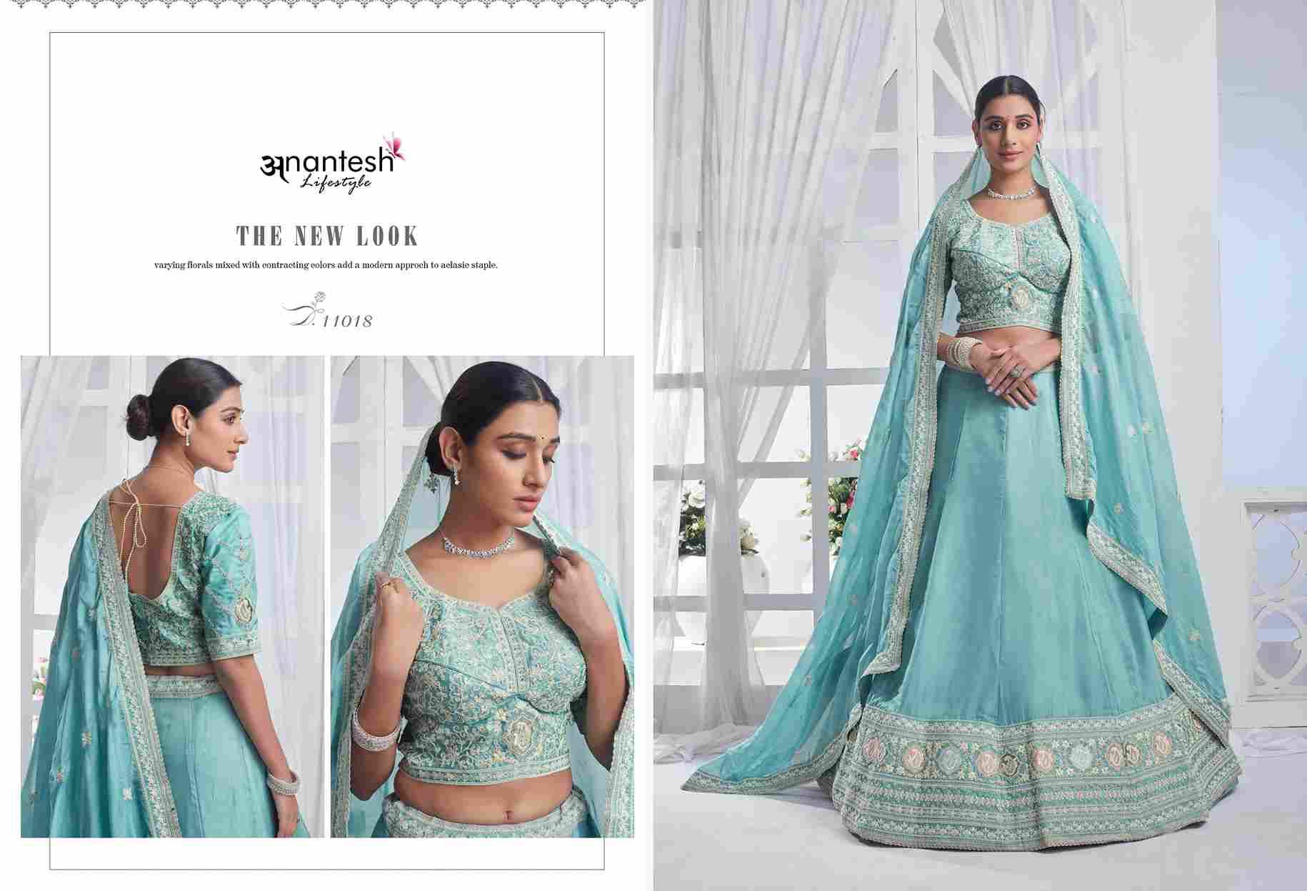 Bridesmaid Vol-3 By Anantesh 11014 To 11020 Series Beautiful Colorful Fancy Wedding Collection Occasional Wear & Party Wear Net/Chiffon/Organza Lehengas At Wholesale Price