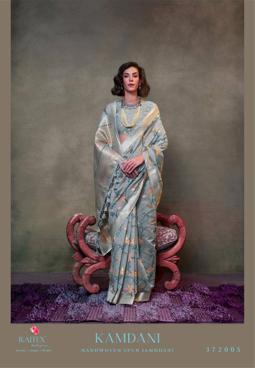 Kamdani By Raj Tex 372001 To 372006 Series Indian Traditional Wear Collection Beautiful Stylish Fancy Colorful Party Wear & Occasional Wear Mal Cotton Sarees At Wholesale Price