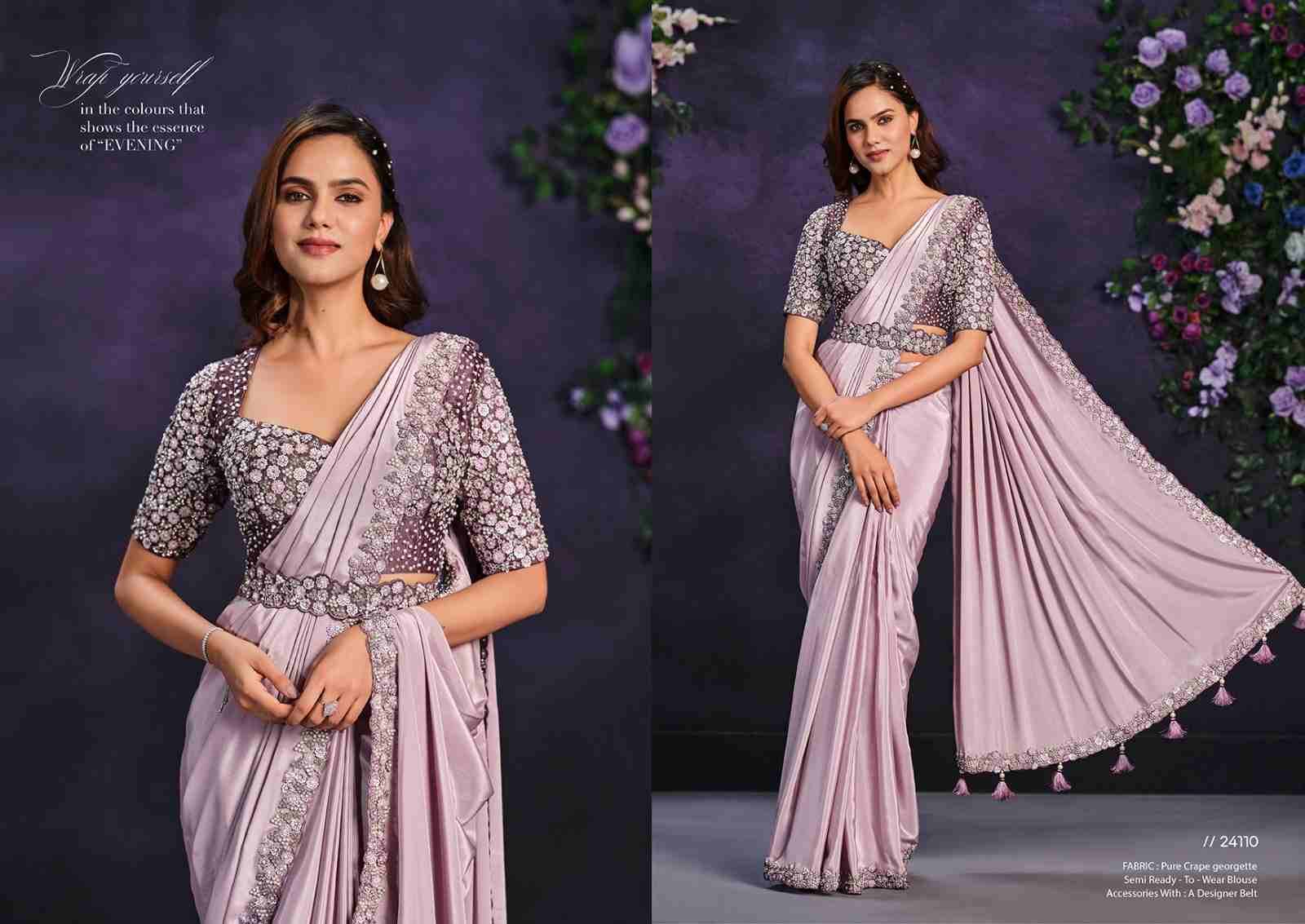 Riona By Mahotsav Creation 24102 To 24114 Series Indian Traditional Wear Collection Beautiful Stylish Fancy Colorful Party Wear & Occasional Wear Satin Silk Sarees At Wholesale Price