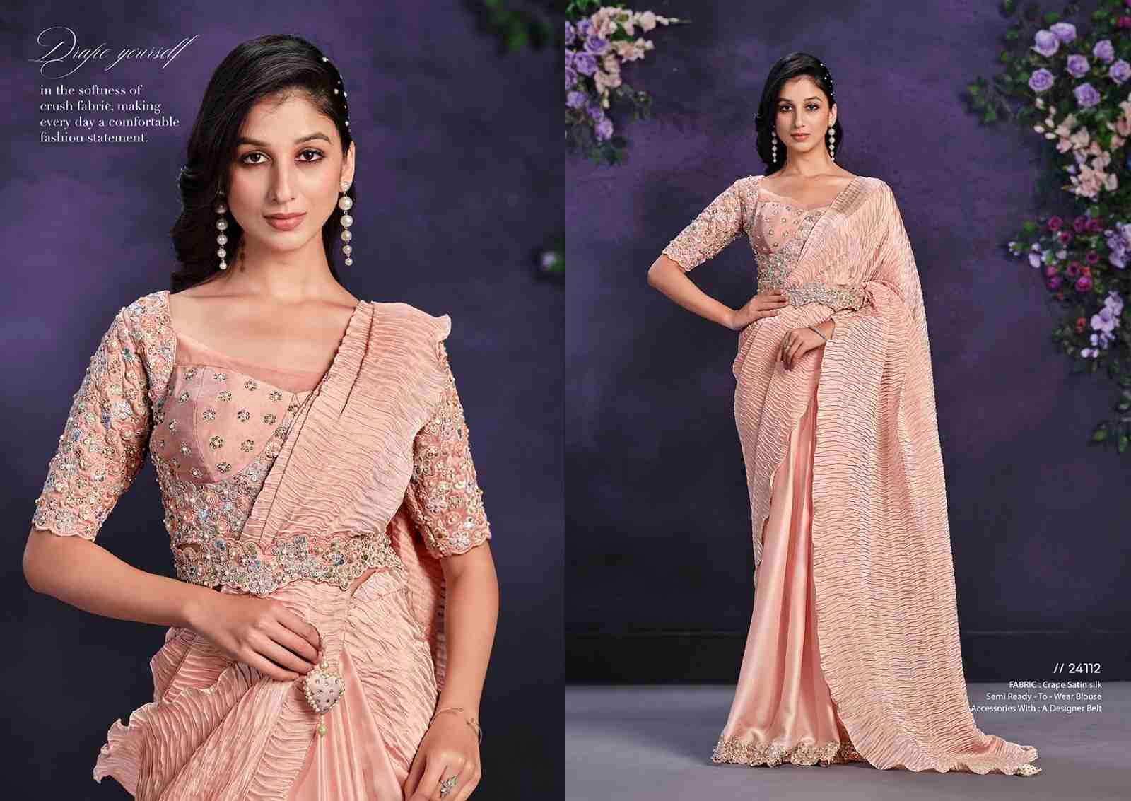 Riona By Mahotsav Creation 24102 To 24114 Series Indian Traditional Wear Collection Beautiful Stylish Fancy Colorful Party Wear & Occasional Wear Satin Silk Sarees At Wholesale Price