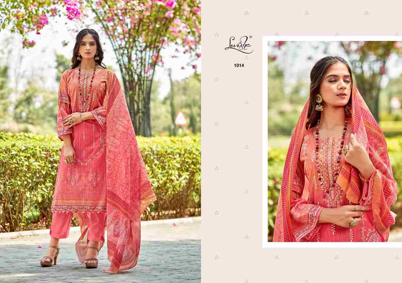 Sana Samiya By Levisha 1013 To 1020 Series Festive Suits Beautiful Fancy Colorful Stylish Party Wear & Occasional Wear Cambric Cotton Print Dresses At Wholesale Price