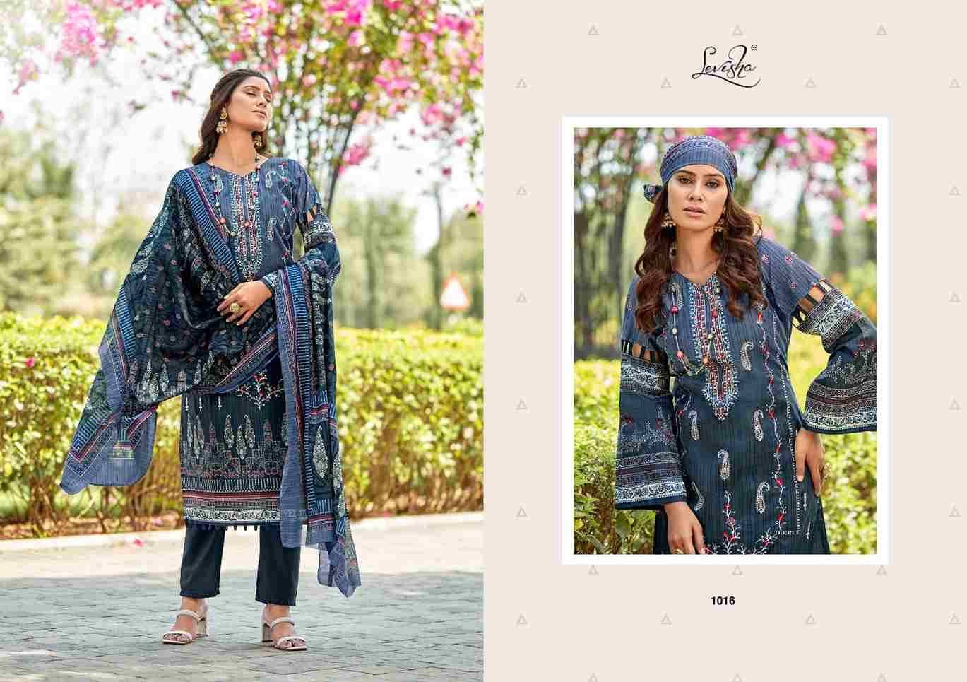 Sana Samiya By Levisha 1013 To 1020 Series Festive Suits Beautiful Fancy Colorful Stylish Party Wear & Occasional Wear Cambric Cotton Print Dresses At Wholesale Price