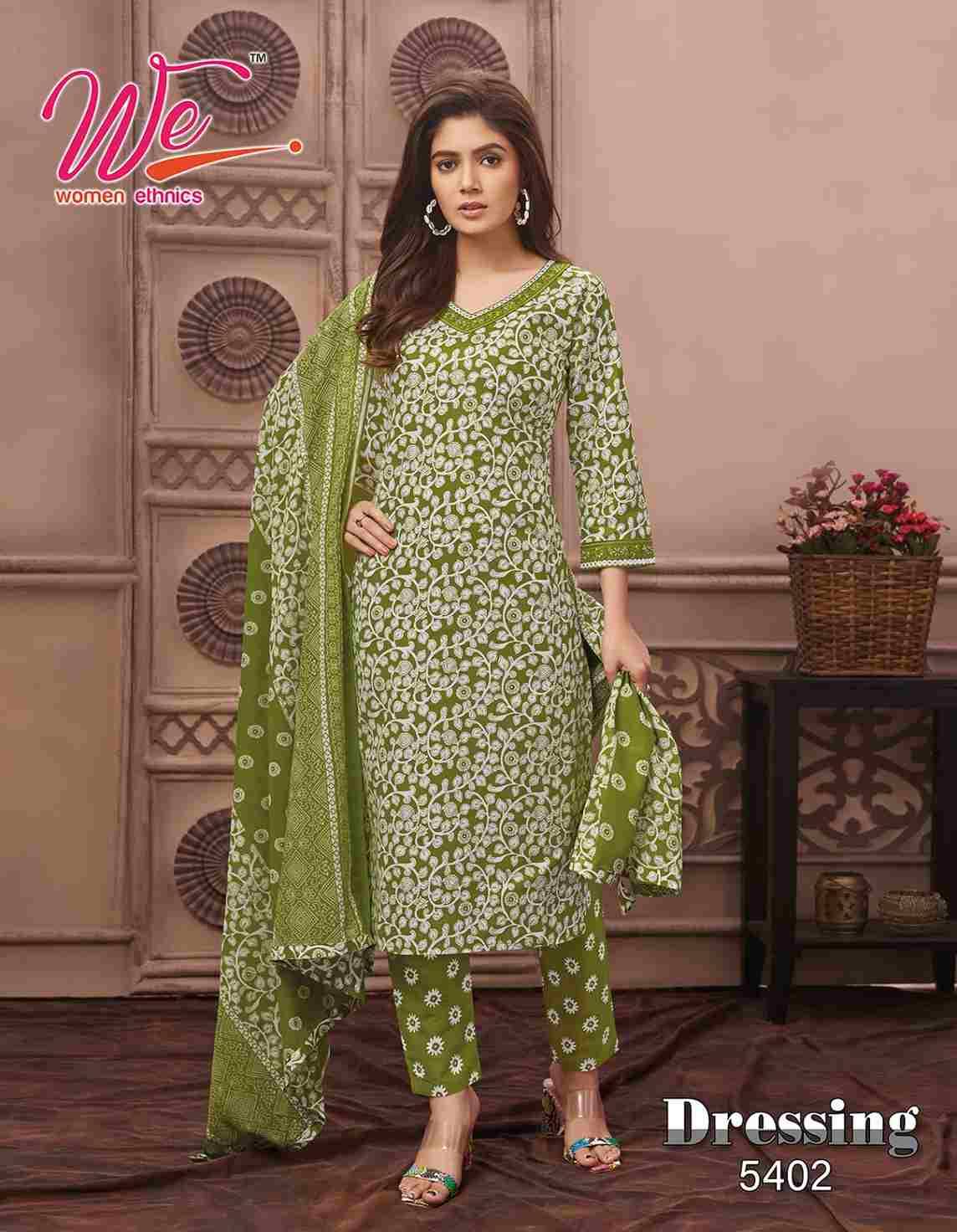 Dressing By Women Ethnic 5401 To 5406 Series Designer Festive Suits Collection Beautiful Stylish Fancy Colorful Party Wear & Occasional Wear Pure Cotton Embroidered Dresses At Wholesale Price