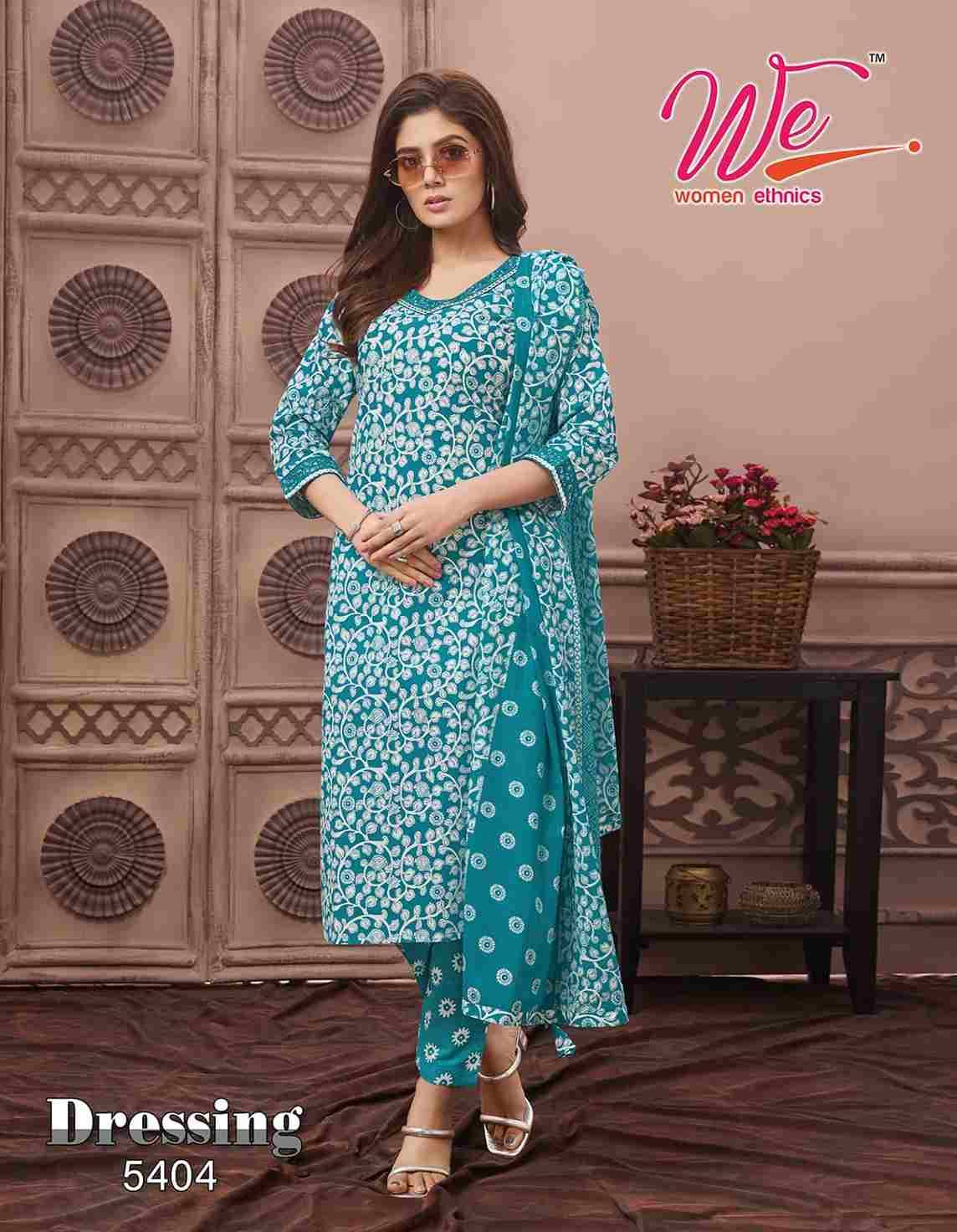 Dressing By Women Ethnic 5401 To 5406 Series Designer Festive Suits Collection Beautiful Stylish Fancy Colorful Party Wear & Occasional Wear Pure Cotton Embroidered Dresses At Wholesale Price