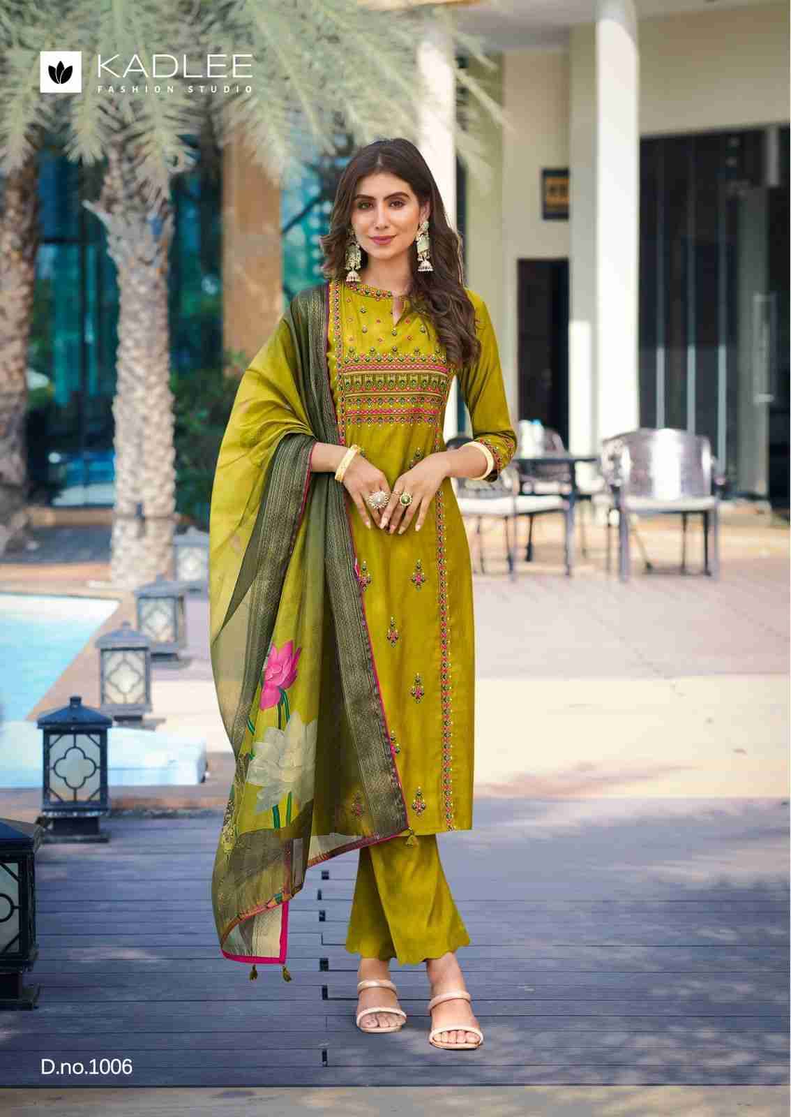 Summer Story By Kadlee 1001 To 1006 Series Designer Festive Suits Collection Beautiful Stylish Fancy Colorful Party Wear & Occasional Wear Pure Viscose Embroidered Dresses At Wholesale Price