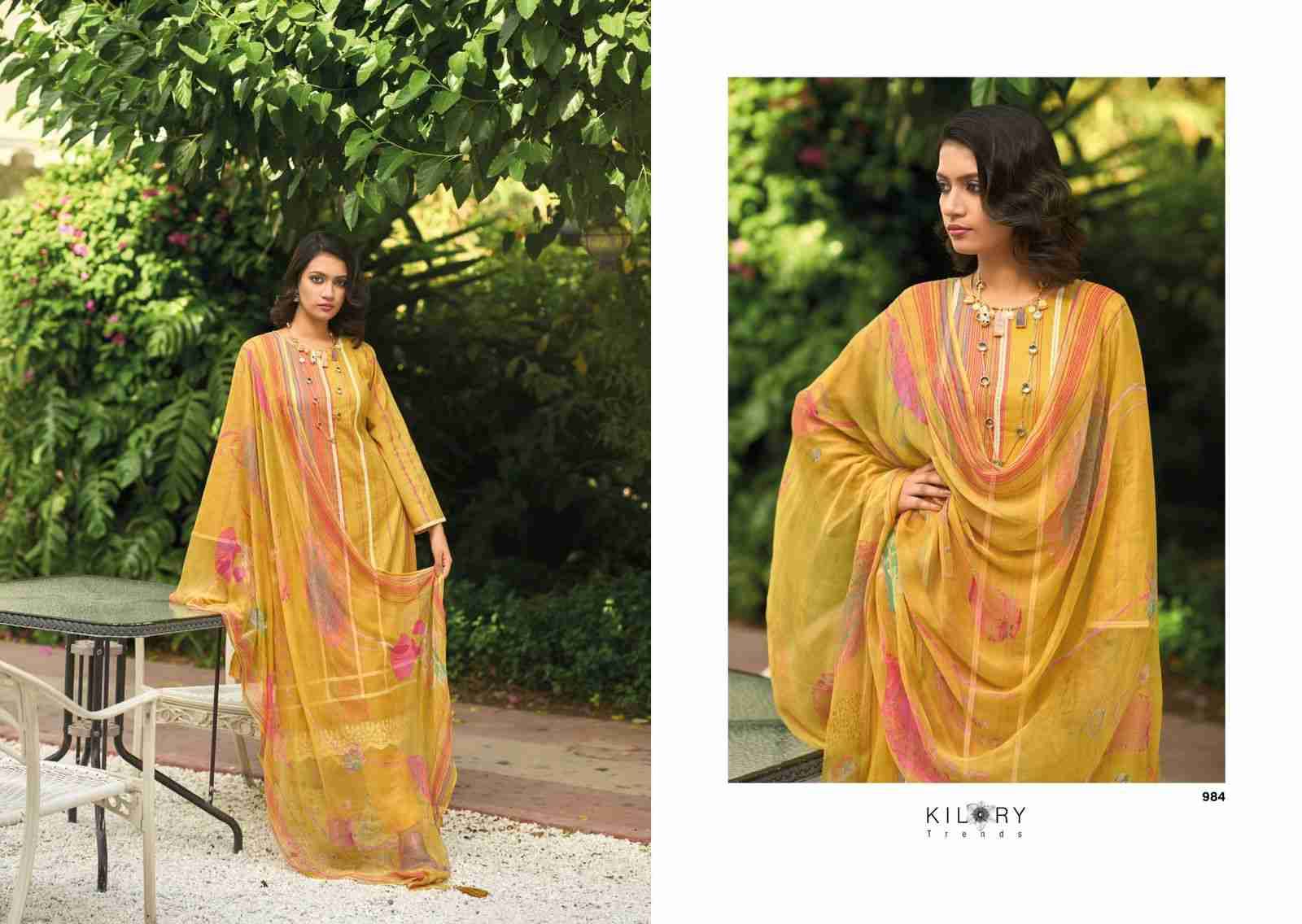 Legacy Of Summer By Kilory 981 To 988 Series Beautiful Festive Suits Colorful Stylish Fancy Casual Wear & Ethnic Wear Pure Lawn Cotton Dresses At Wholesale Price