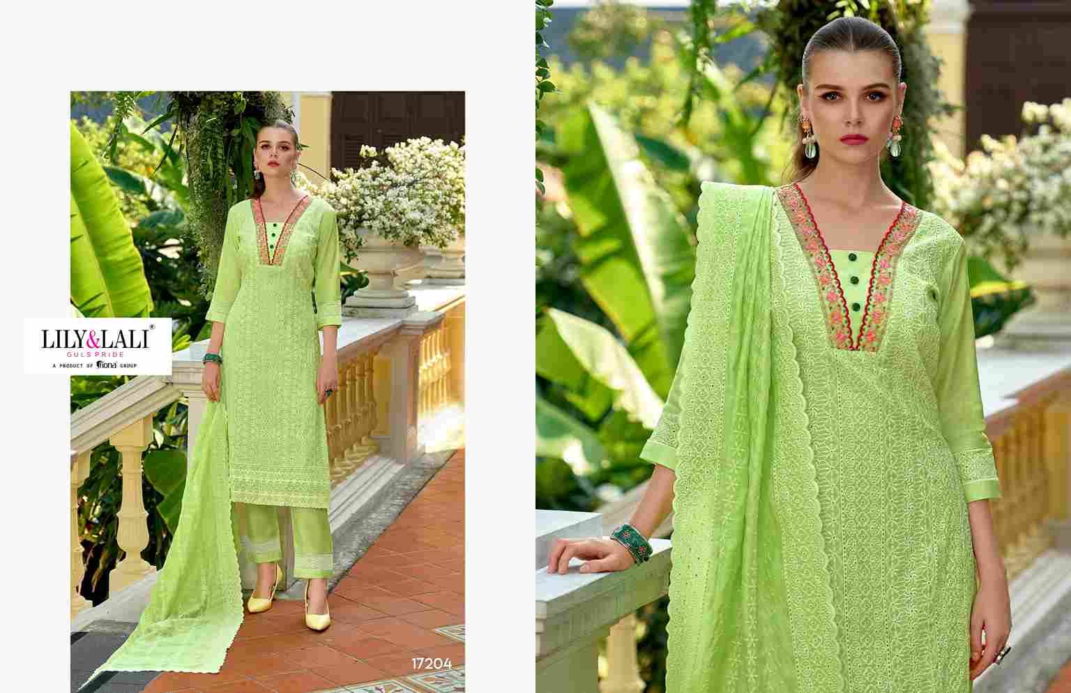 Flora Roman By Lily And Lali 17201 To 17206 Series Beautiful Sharara Suits Colorful Stylish Fancy Casual Wear & Ethnic Wear Roman Dresses At Wholesale Price