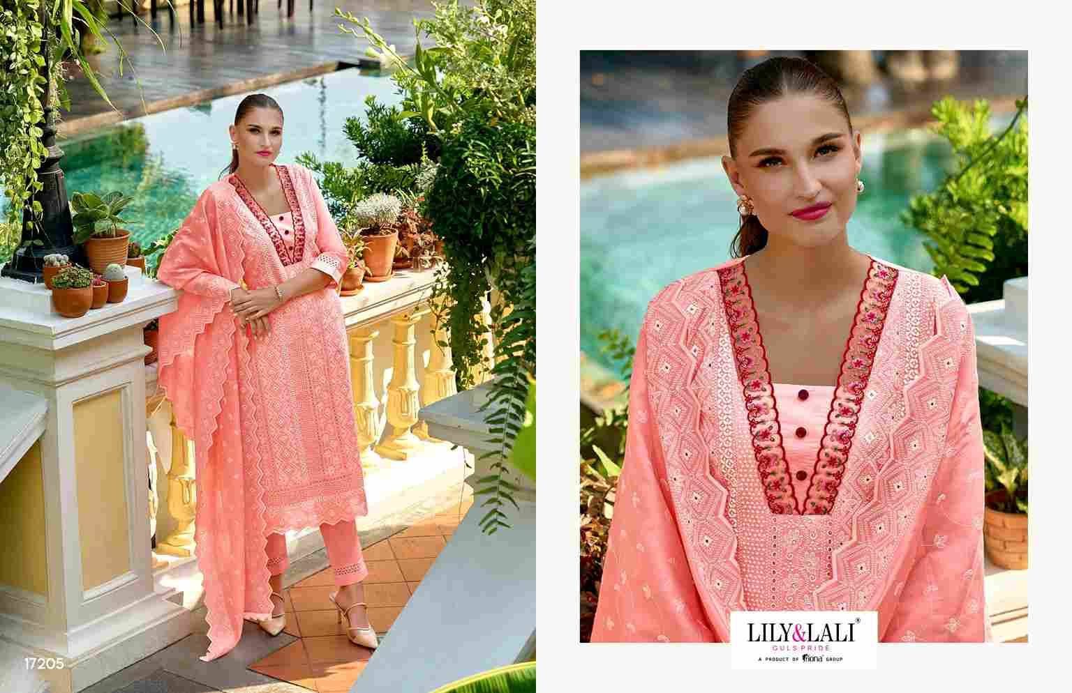 Flora Roman By Lily And Lali 17201 To 17206 Series Beautiful Sharara Suits Colorful Stylish Fancy Casual Wear & Ethnic Wear Roman Dresses At Wholesale Price