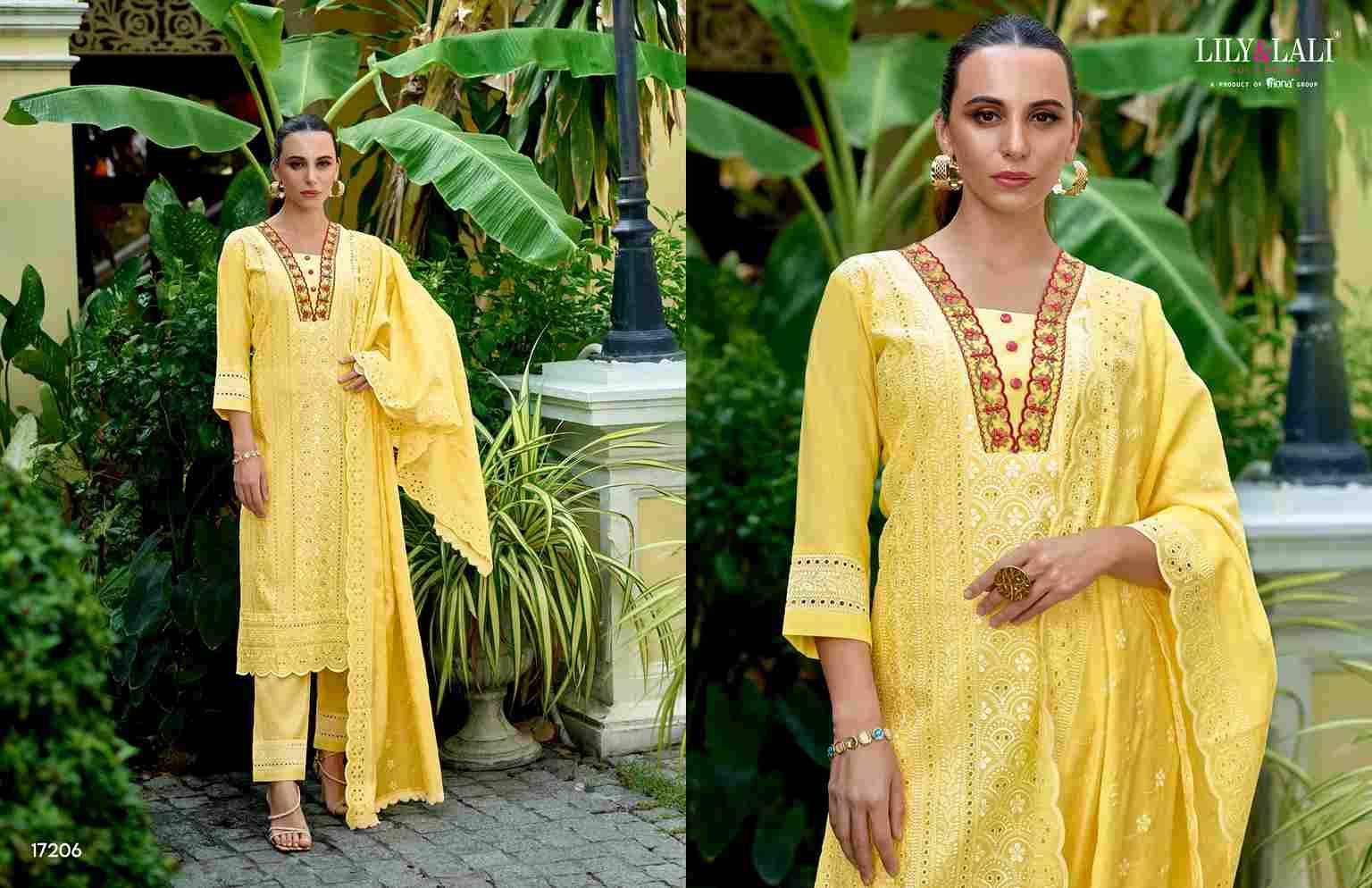 Flora Roman By Lily And Lali 17201 To 17206 Series Beautiful Sharara Suits Colorful Stylish Fancy Casual Wear & Ethnic Wear Roman Dresses At Wholesale Price