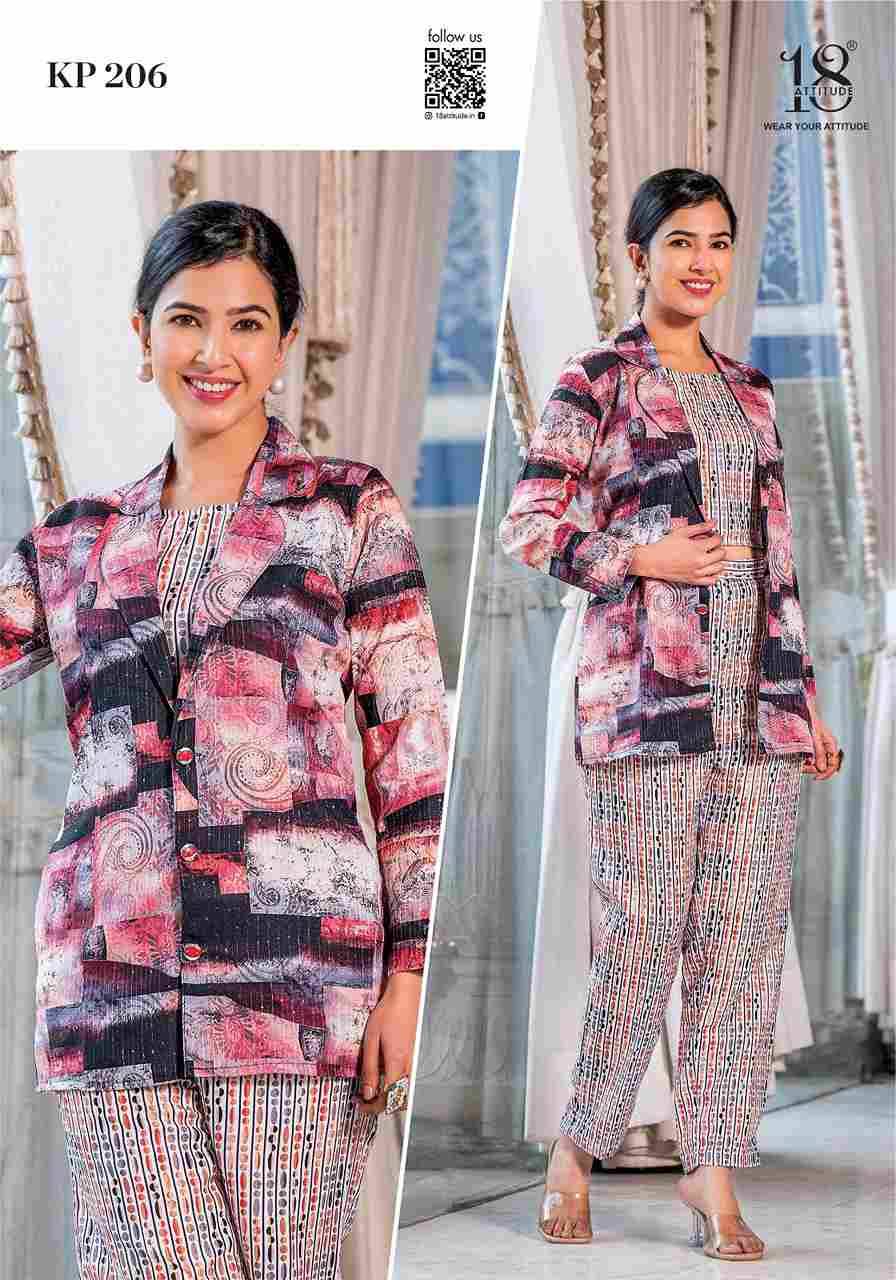 Kitty Party Vol-2 By 18 Attitude 201 To 207 Series Designer Stylish Fancy Colorful Beautiful Party Wear & Ethnic Wear Collection Cotton Linen Co-Ord Sets With Jackets At Wholesale Price