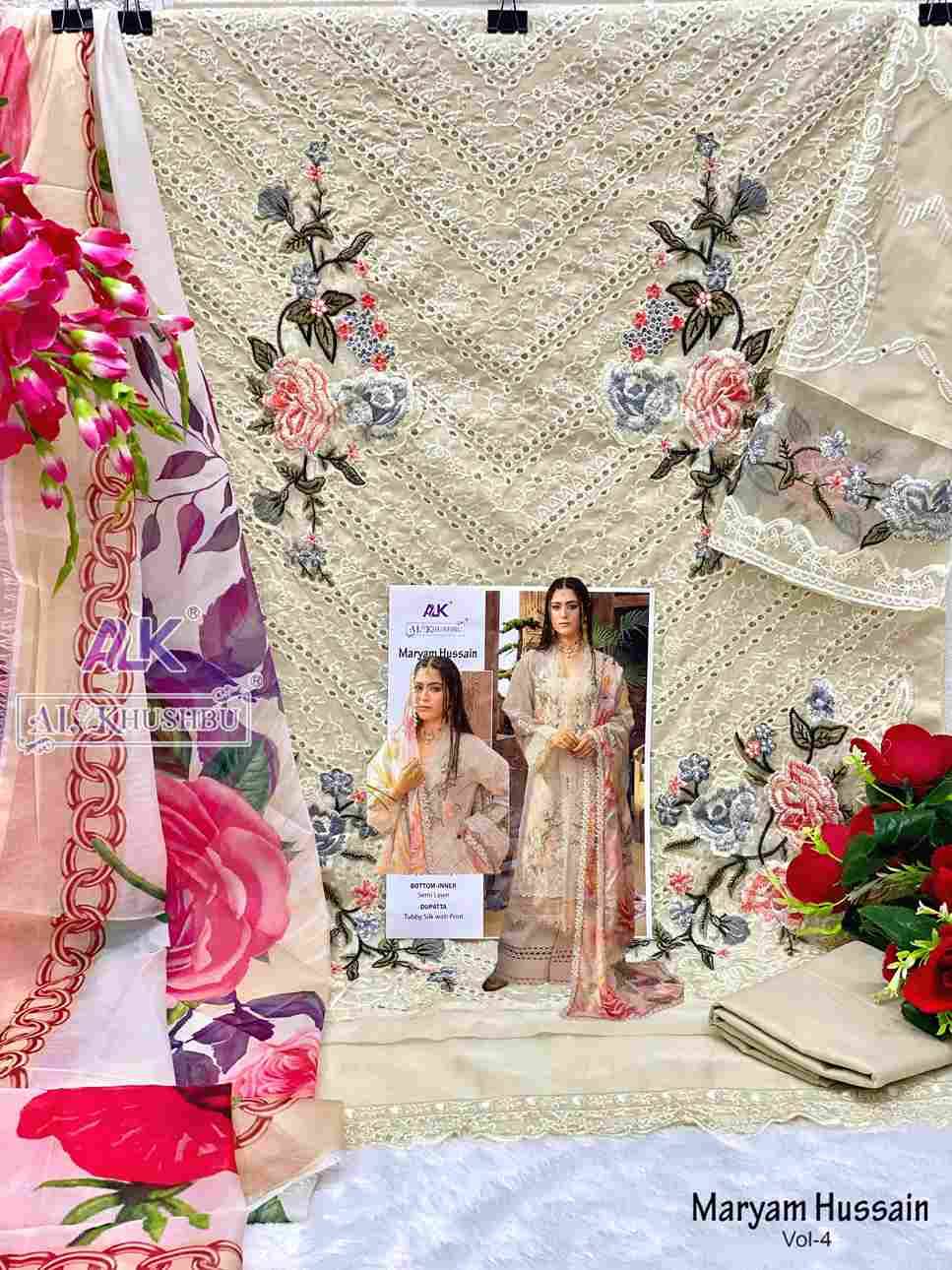 Maryam Hussain Vol-4 By Al Khushbu 5087 To 5089 Series Beautiful Pakistani Suits Colorful Stylish Fancy Casual Wear & Ethnic Wear Pure Cambric Cotton Embroidered Dresses At Wholesale Price