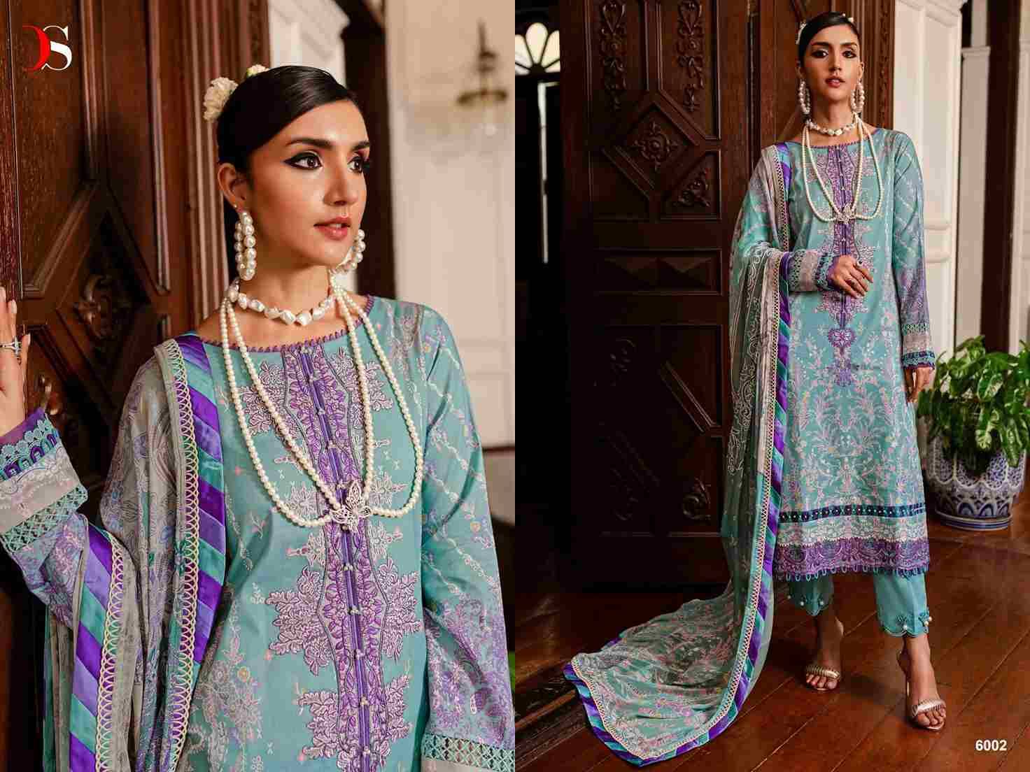 Firdous Queens Court Vol-6 Nx By Deepsy Suits Designer Pakistani Suits Beautiful Stylish Fancy Colorful Party Wear & Occasional Wear Pure Cotton Print Embroidered Dresses At Wholesale Price