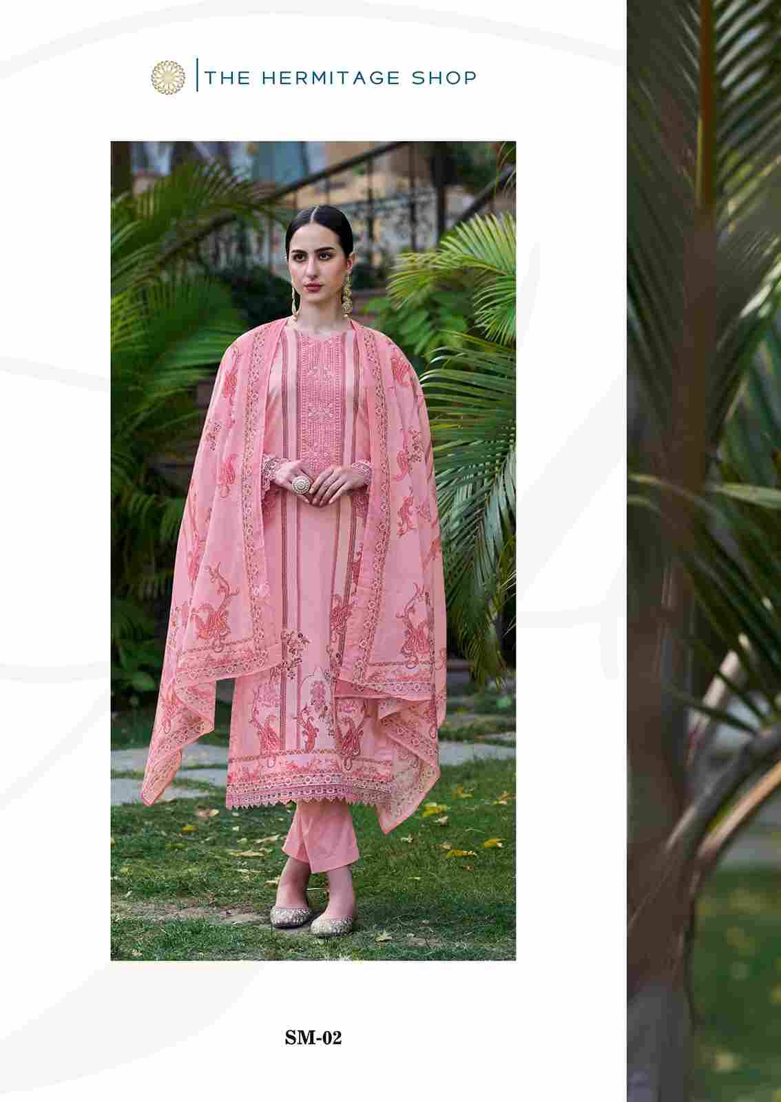 Shamiana By The Hermitage Shop 01 To 06 Series Beautiful Festive Suits Stylish Fancy Colorful Casual Wear & Ethnic Wear Lawn Print Dresses At Wholesale Price