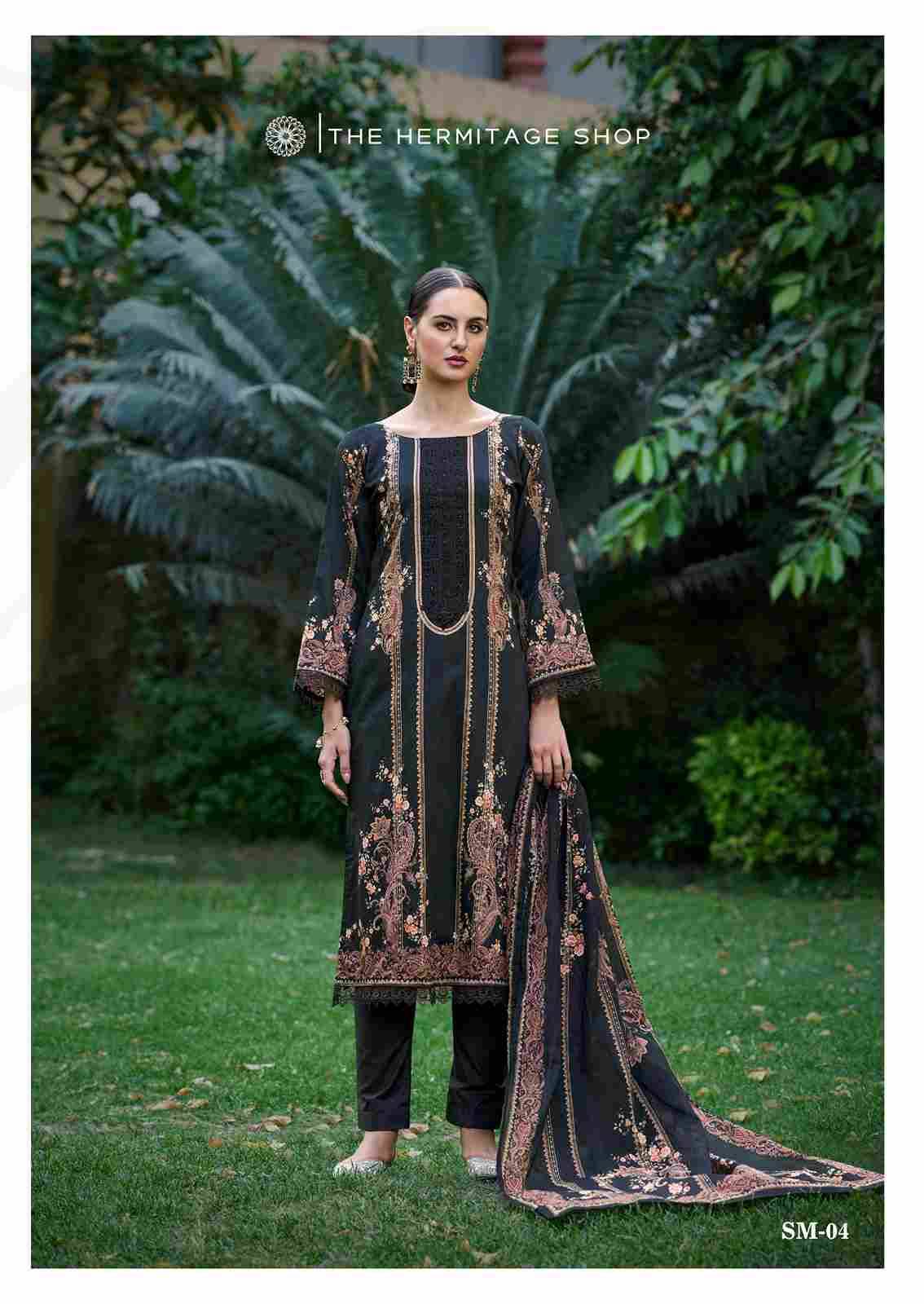 Shamiana By The Hermitage Shop 01 To 06 Series Beautiful Festive Suits Stylish Fancy Colorful Casual Wear & Ethnic Wear Lawn Print Dresses At Wholesale Price