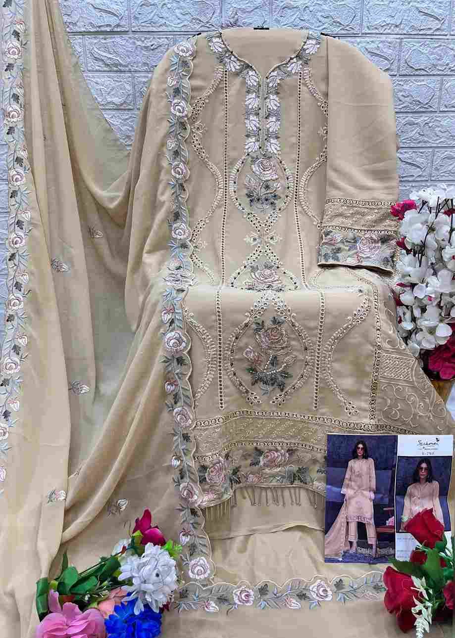 Serene Hit Design S-276 Colours Vol-2 By Serene S-276-E To S-276-H Series Designer Pakistani Suits Beautiful Fancy Colorful Stylish Party Wear & Occasional Wear Faux Georgette Embroidered Dresses At Wholesale Price